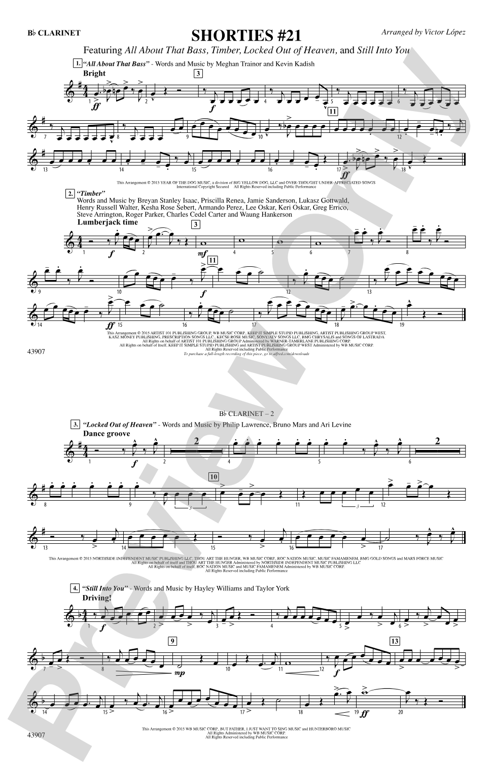 Shorties #21: 1st B-flat Clarinet