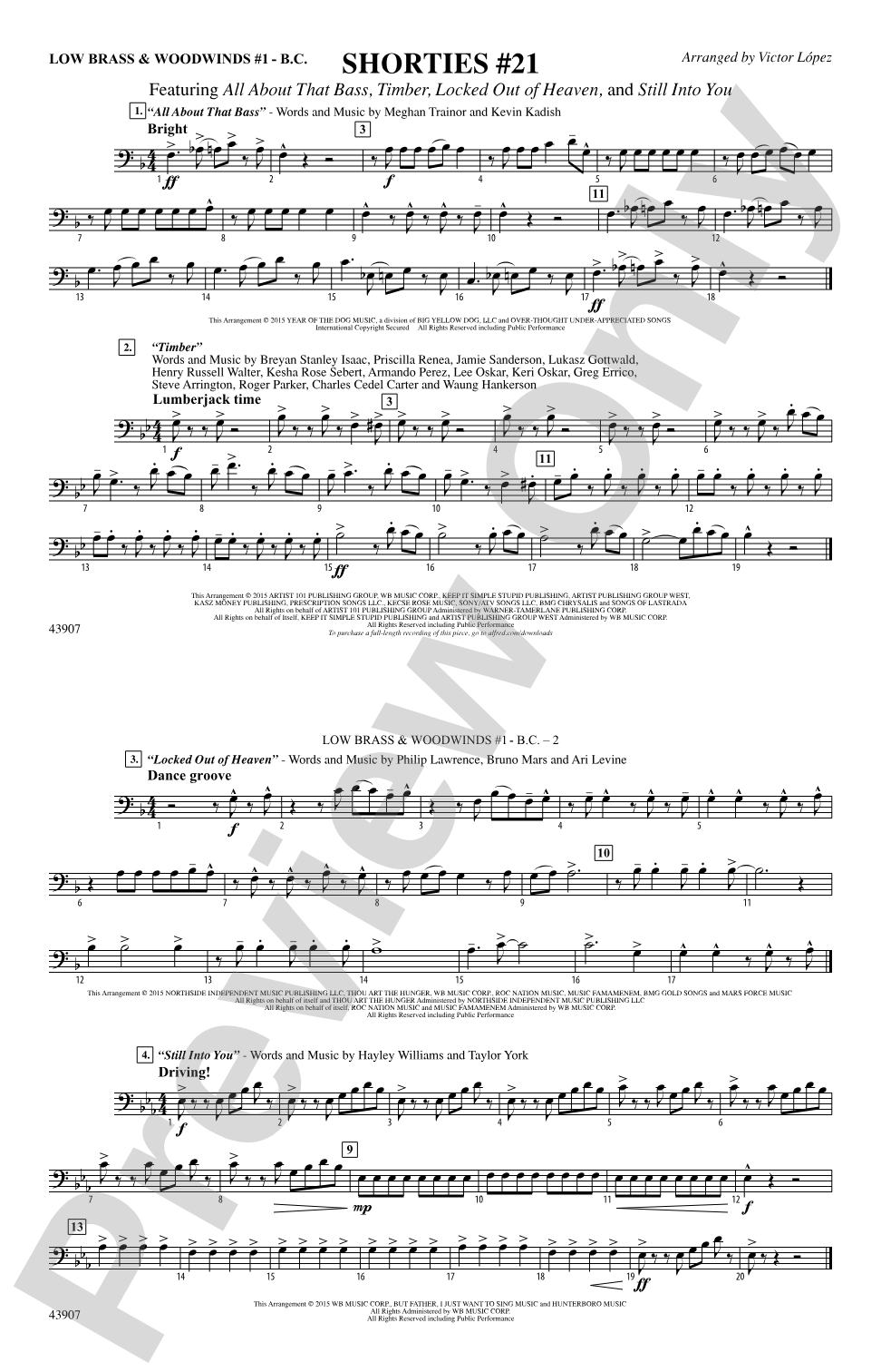 Shorties #21: Low Brass & Woodwinds #1 - Bass Clef