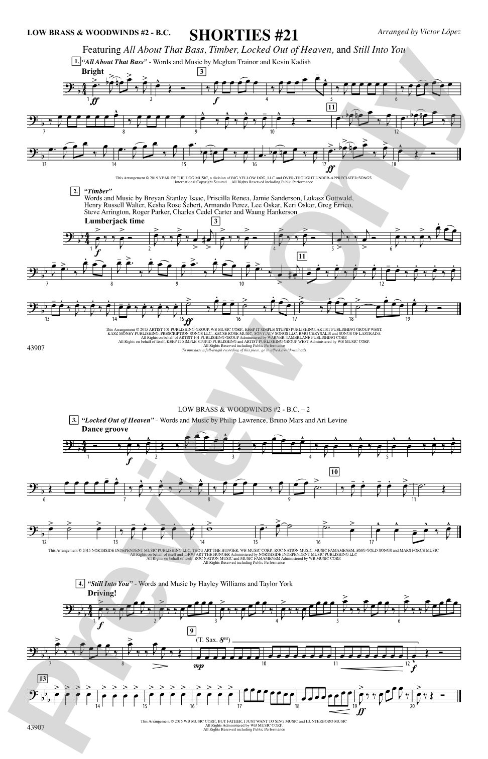 Shorties #21: Low Brass & Woodwinds #2 - Bass Clef