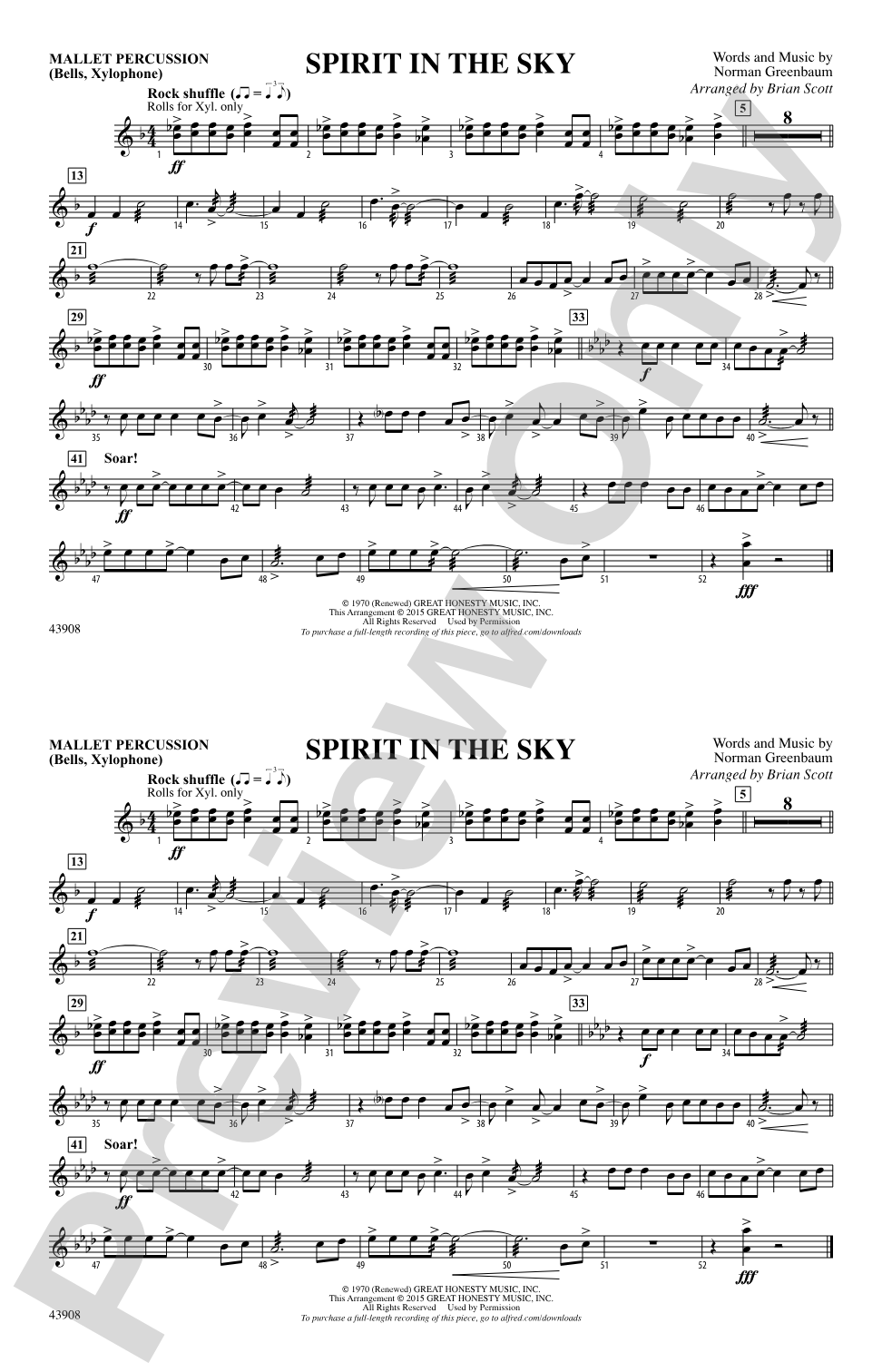 Spirit in the Sky (from Guardians of the Galaxy): Mallets