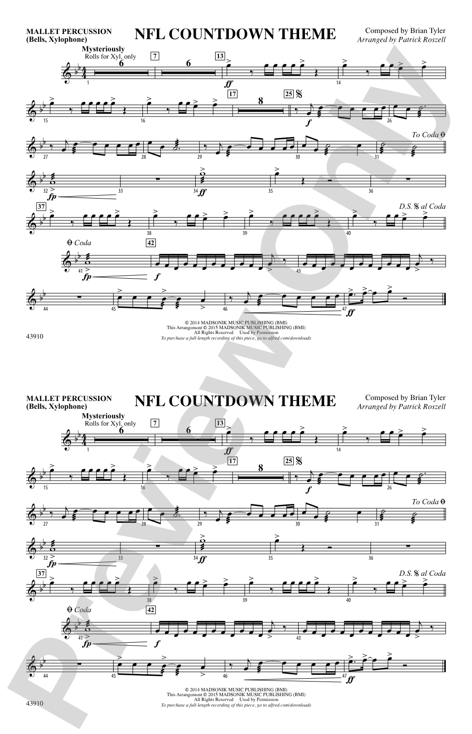 NFL Countdown Theme: Mallets