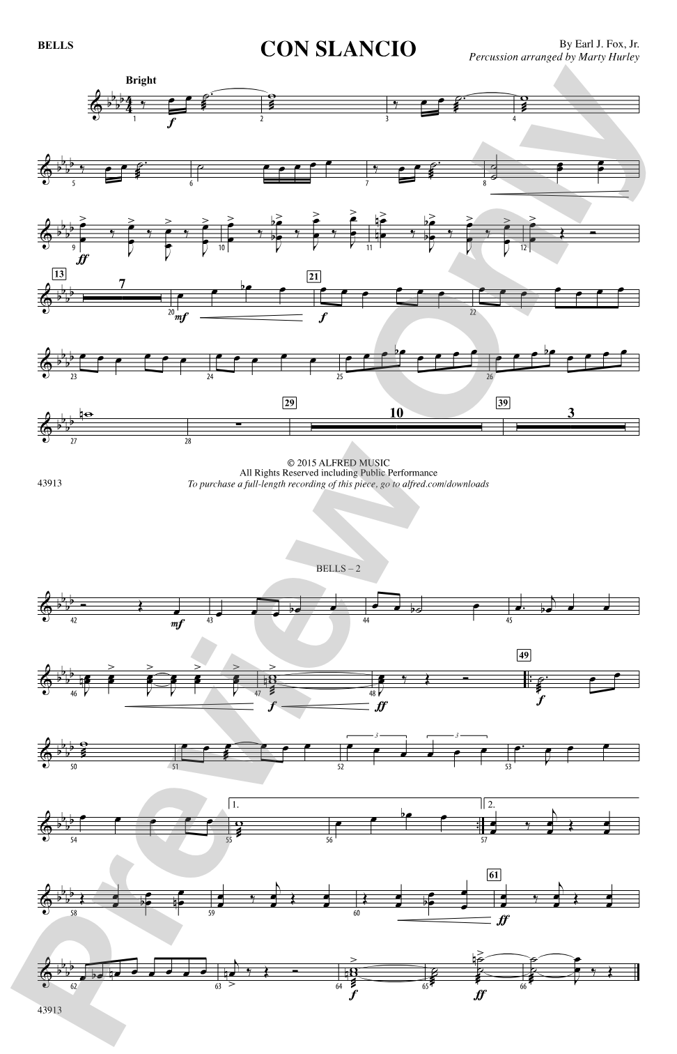 Con Slancio: Bells