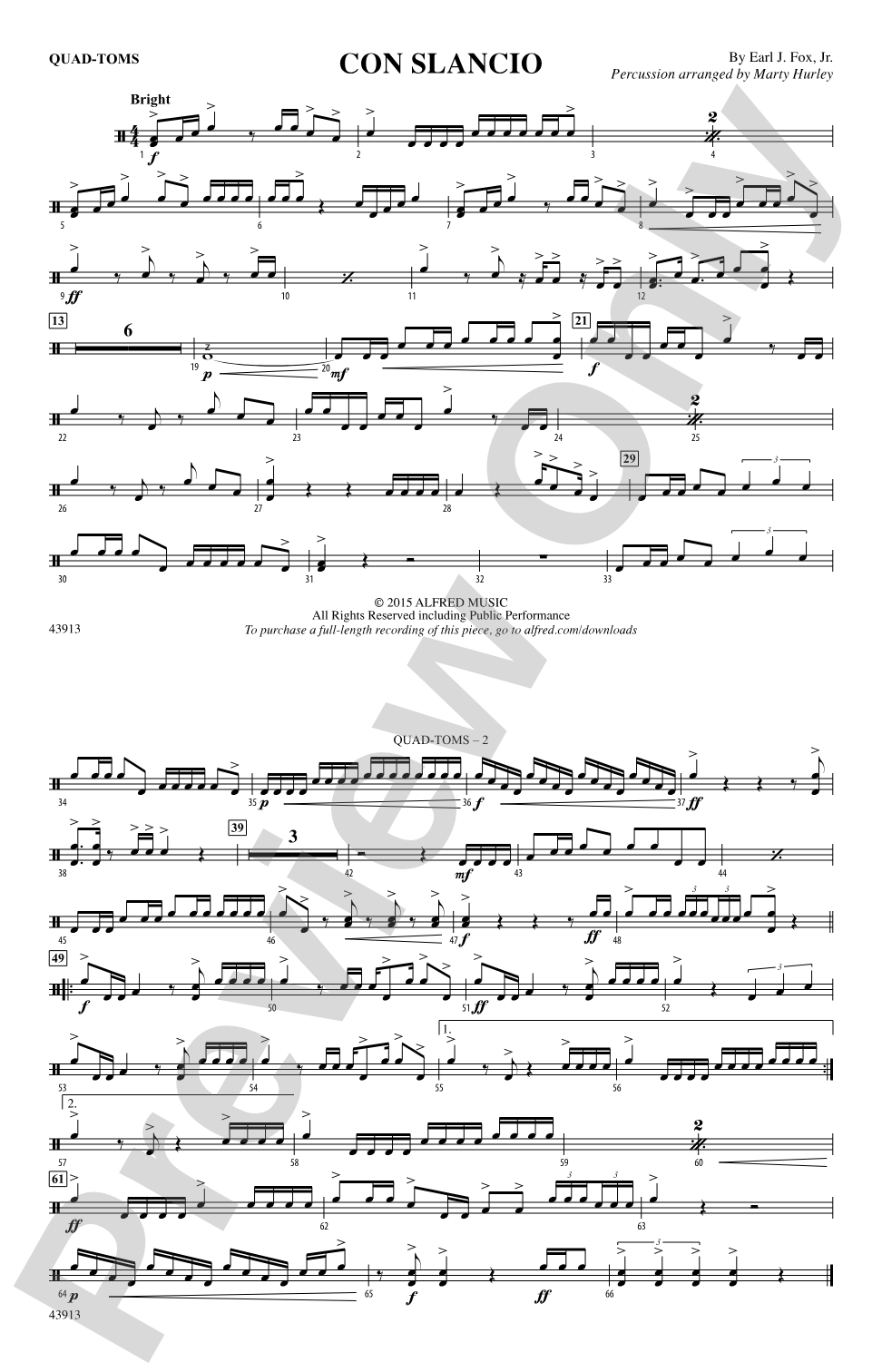 Con Slancio: Quad-Toms