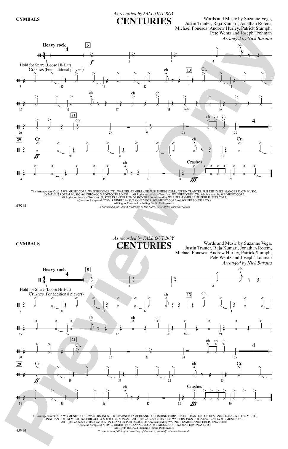 Centuries: Cymbals