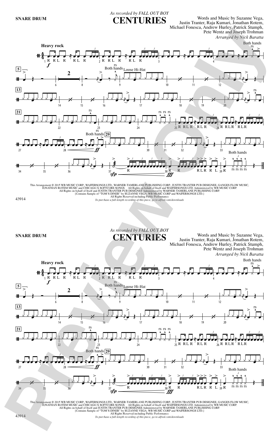 Centuries: Snare Drum
