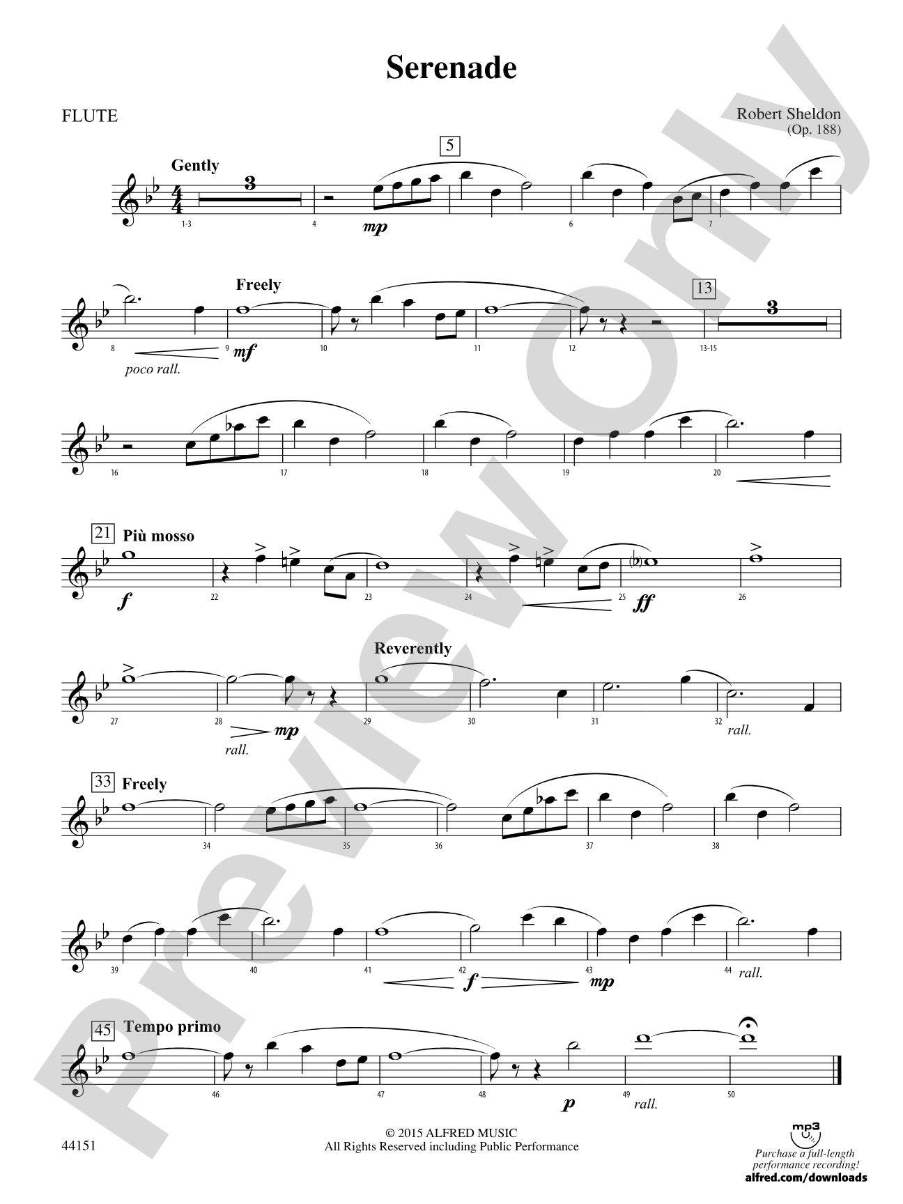 Serenade: Flute