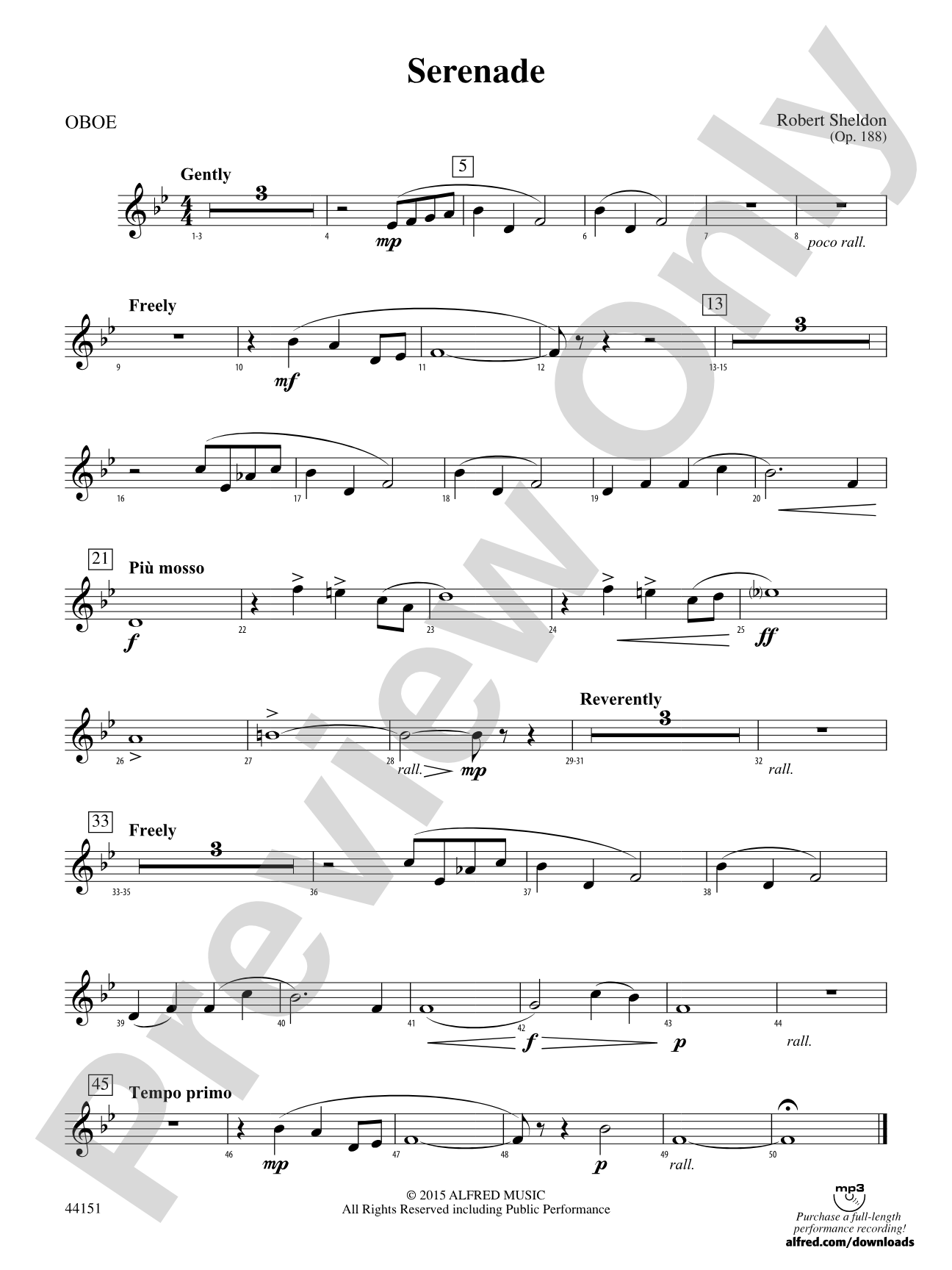 Serenade: Oboe