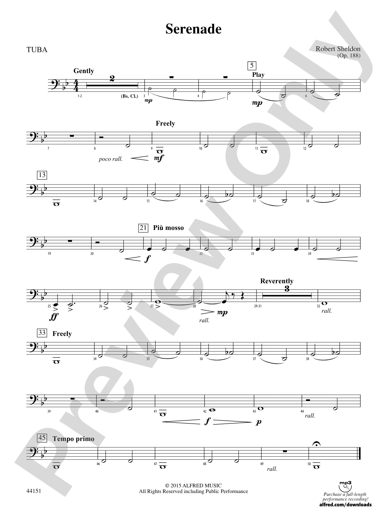 Serenade: Tuba