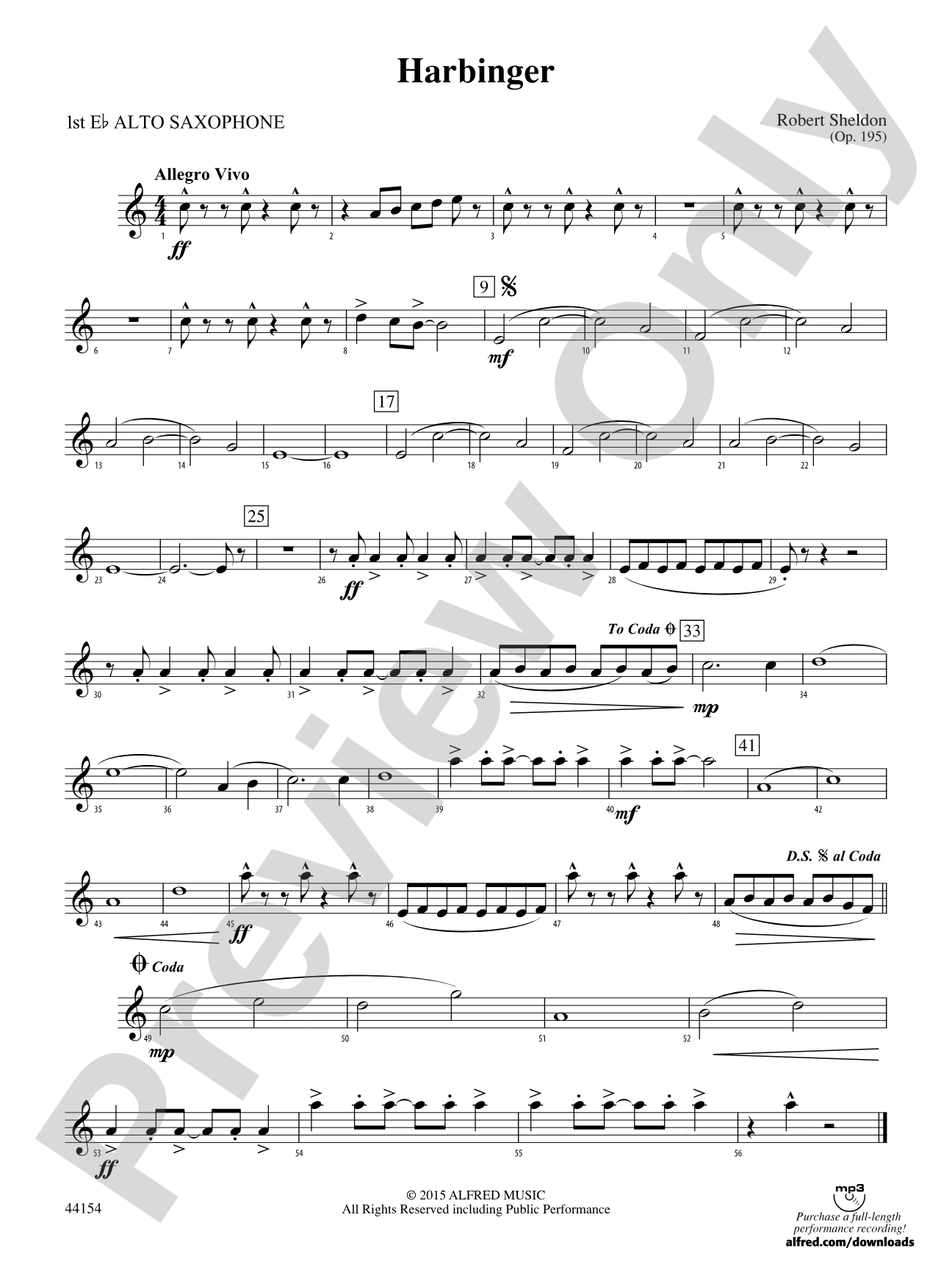 Harbinger: E-flat Alto Saxophone