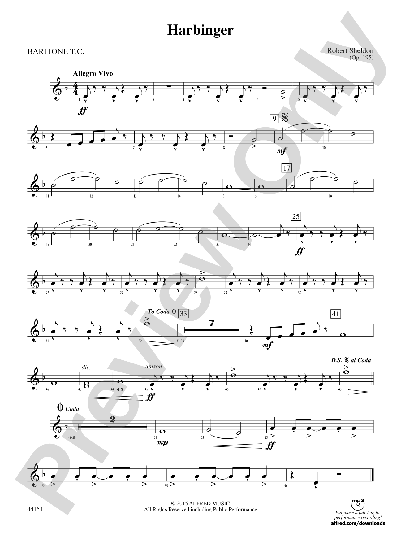 Harbinger: Baritone T.C.