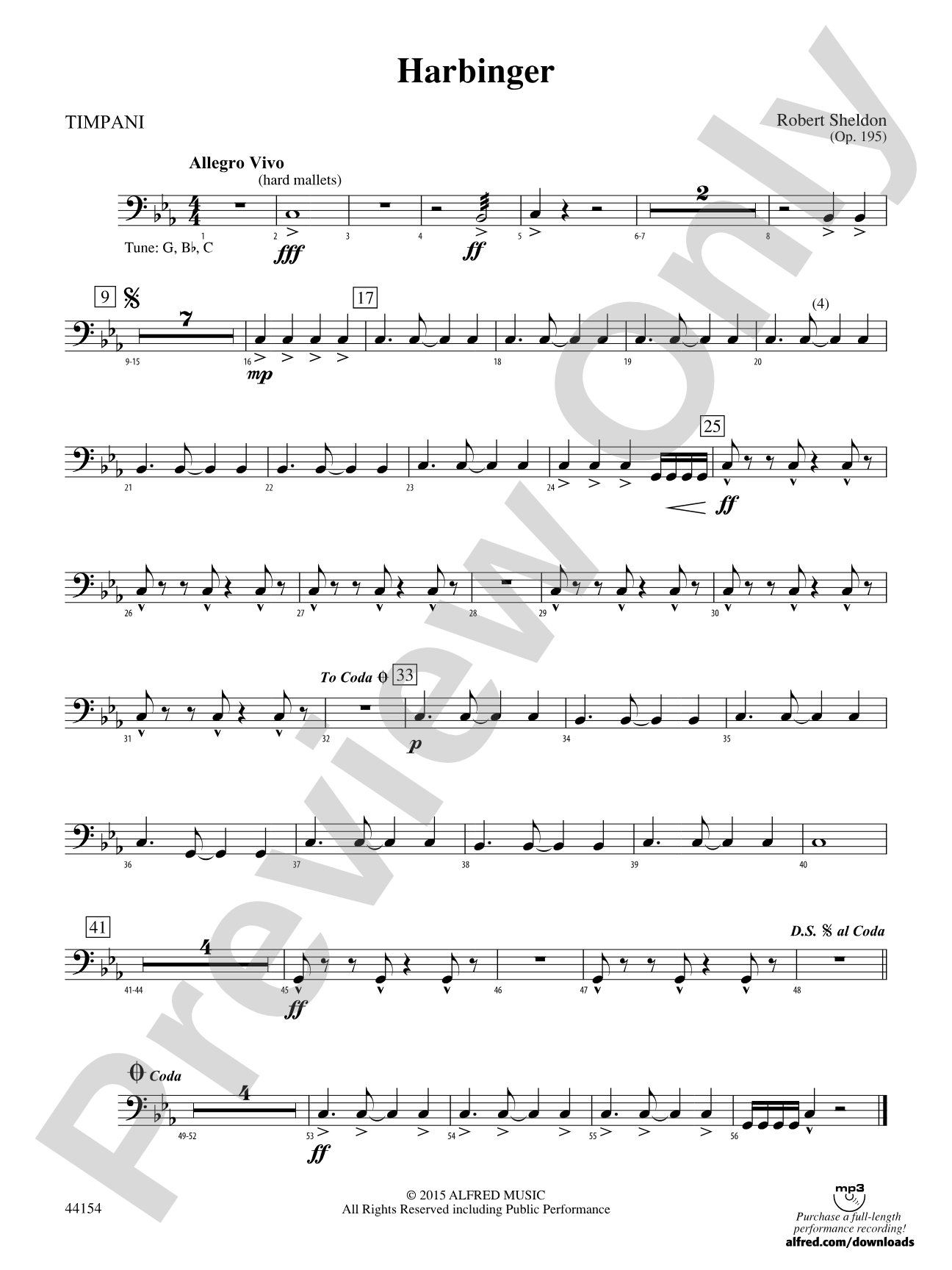 Harbinger: Timpani