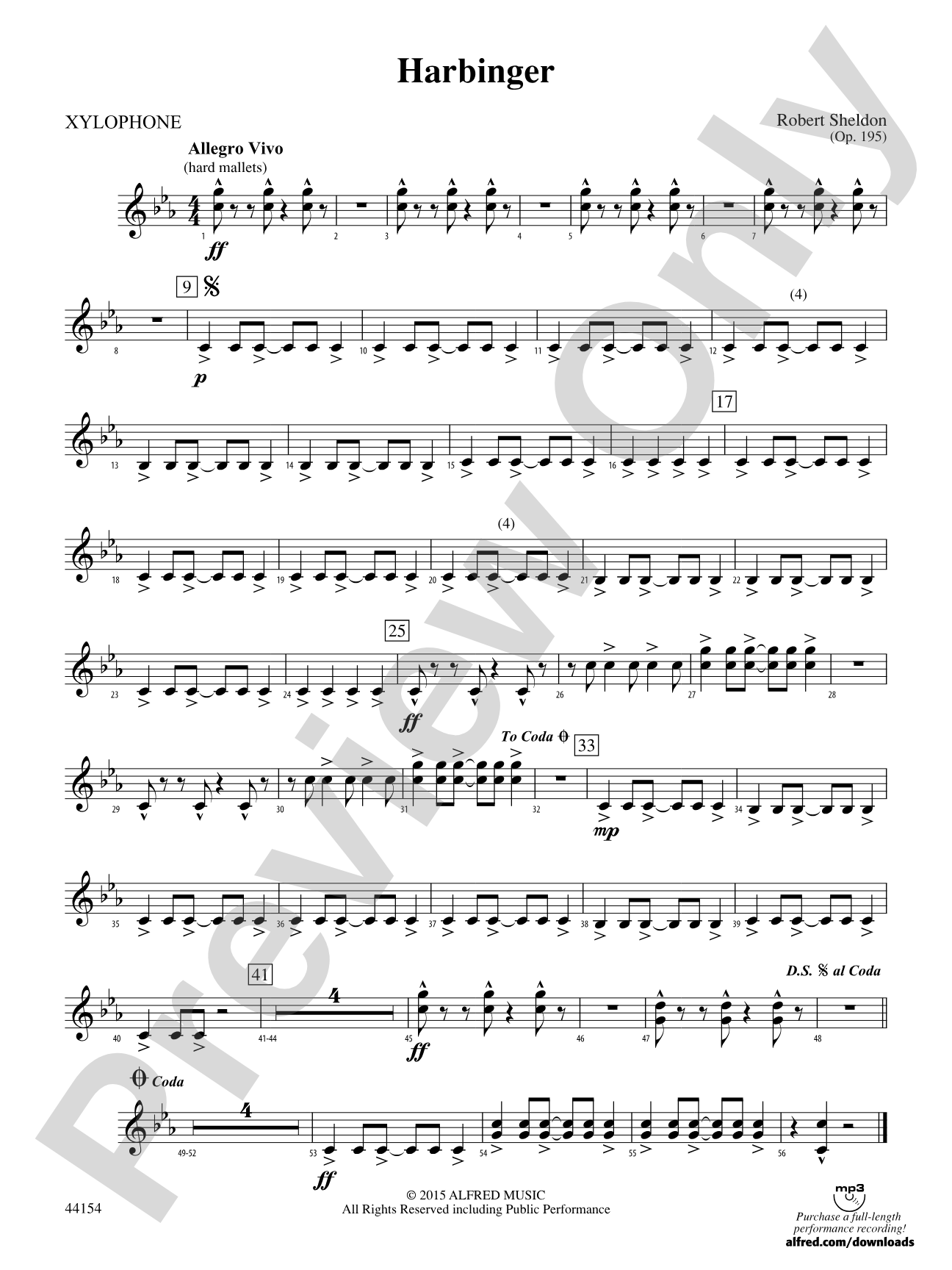 Harbinger: Xylophone