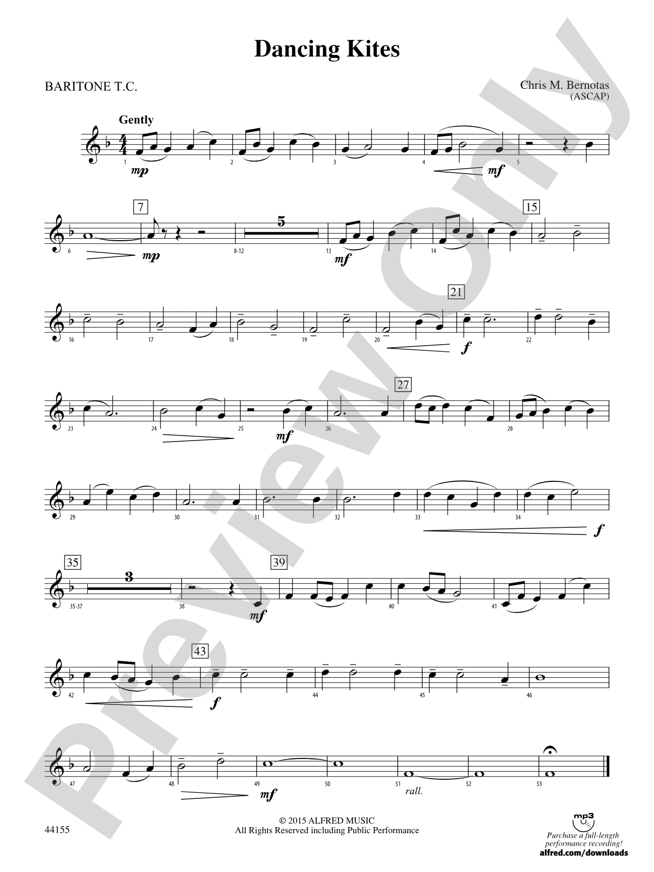 Dancing Kites: Baritone T.C.