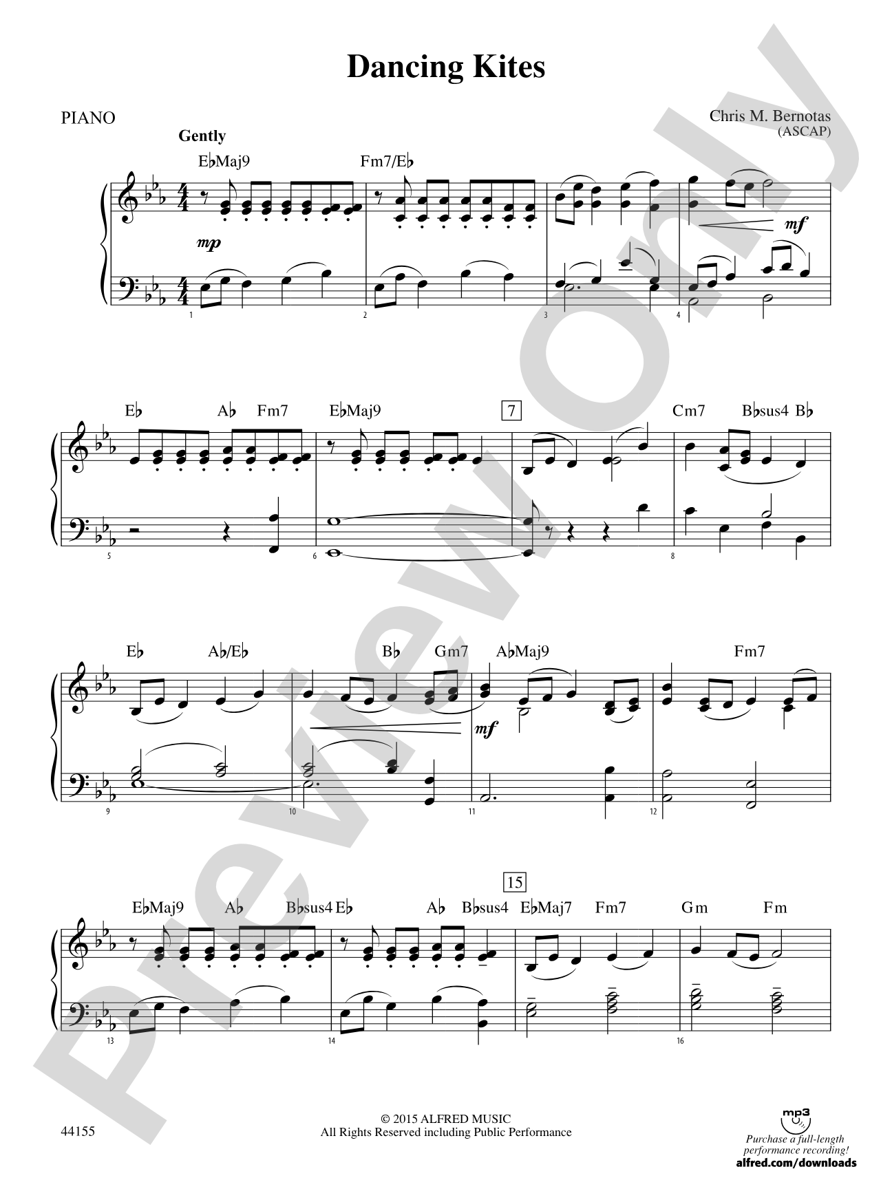 Dancing Kites: Piano Accompaniment
