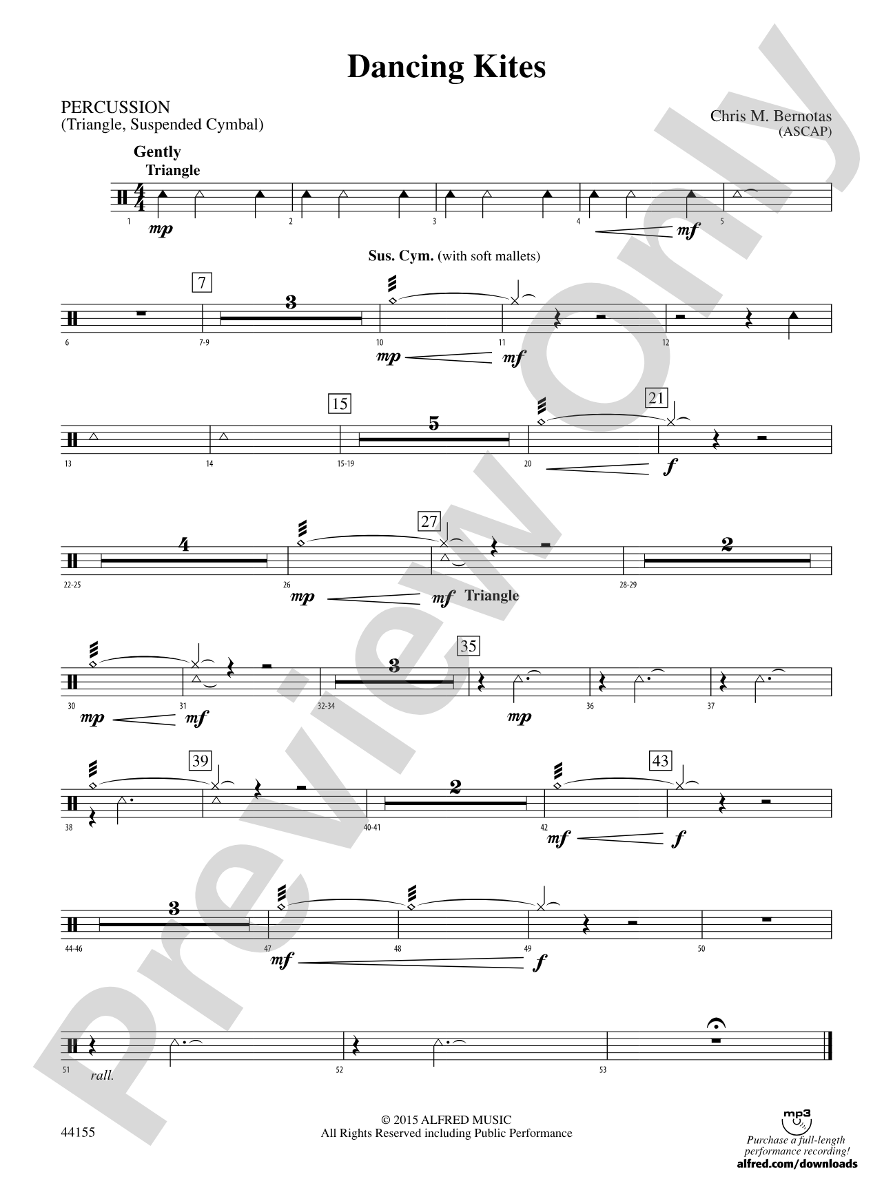 Dancing Kites: 1st Percussion