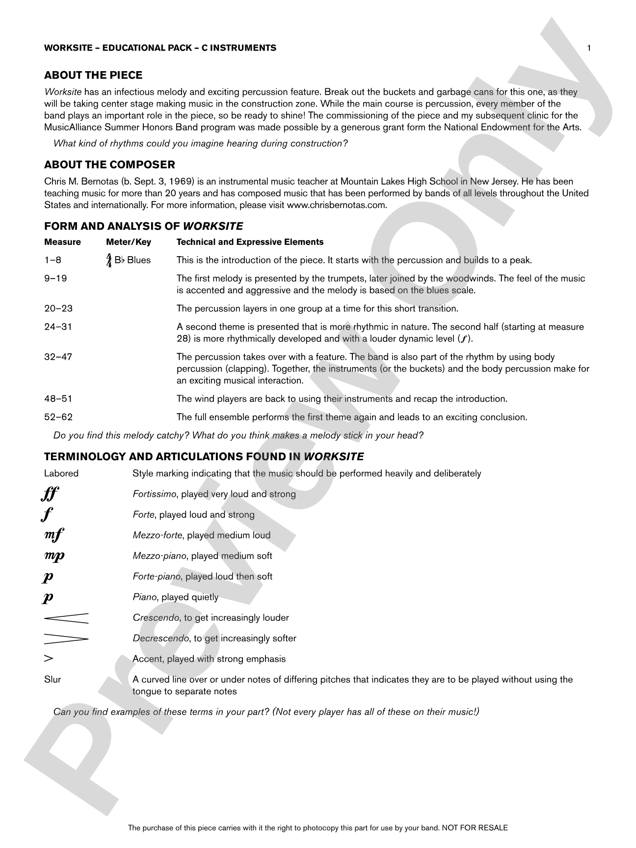 Worksite: C Educational Pack