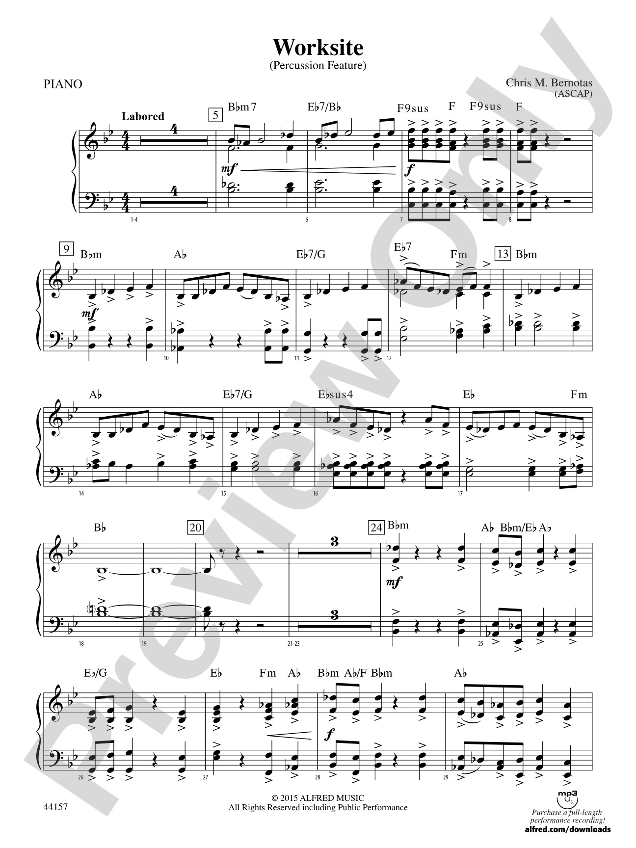Worksite: Piano Accompaniment