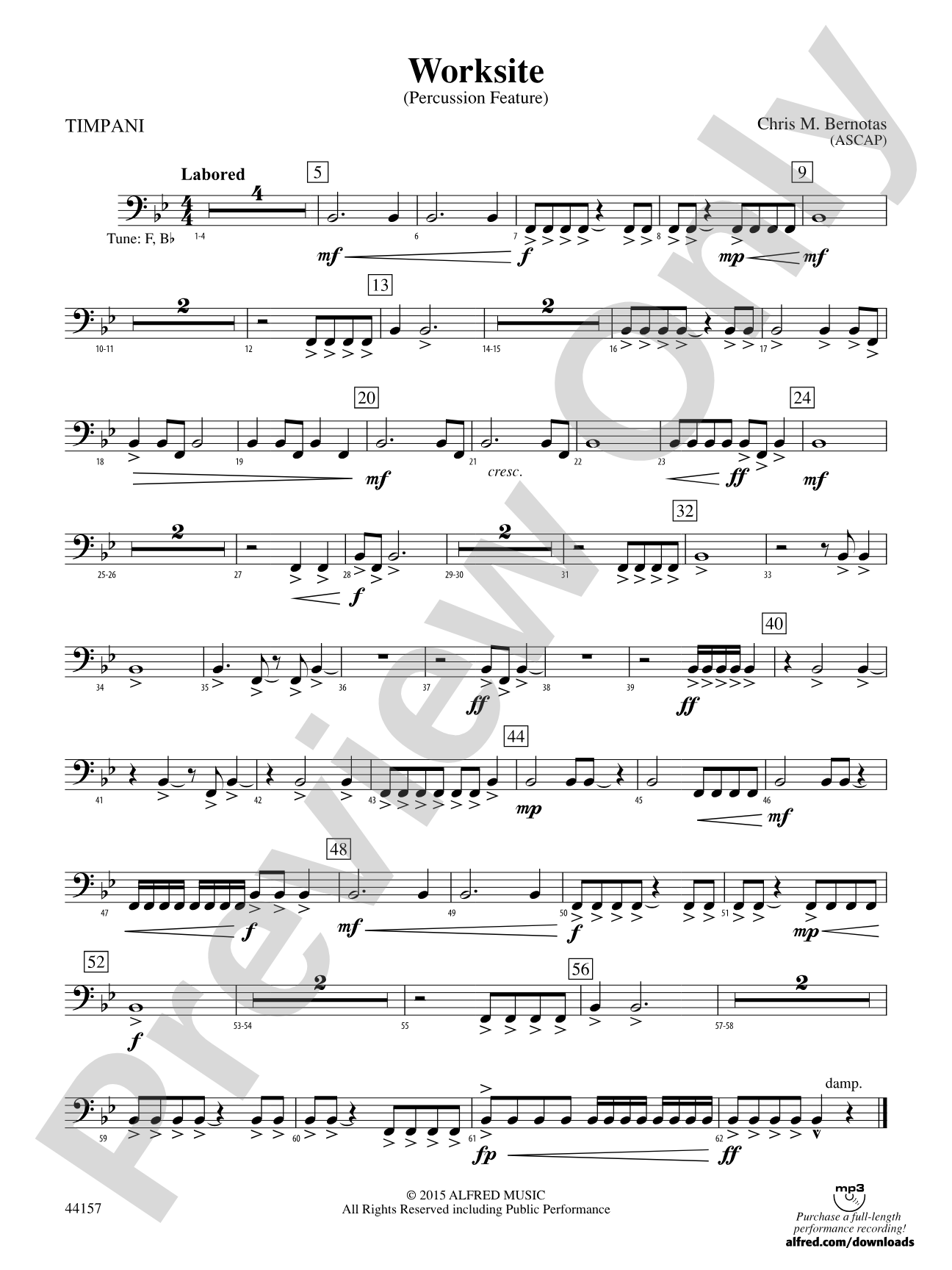 Worksite: Timpani