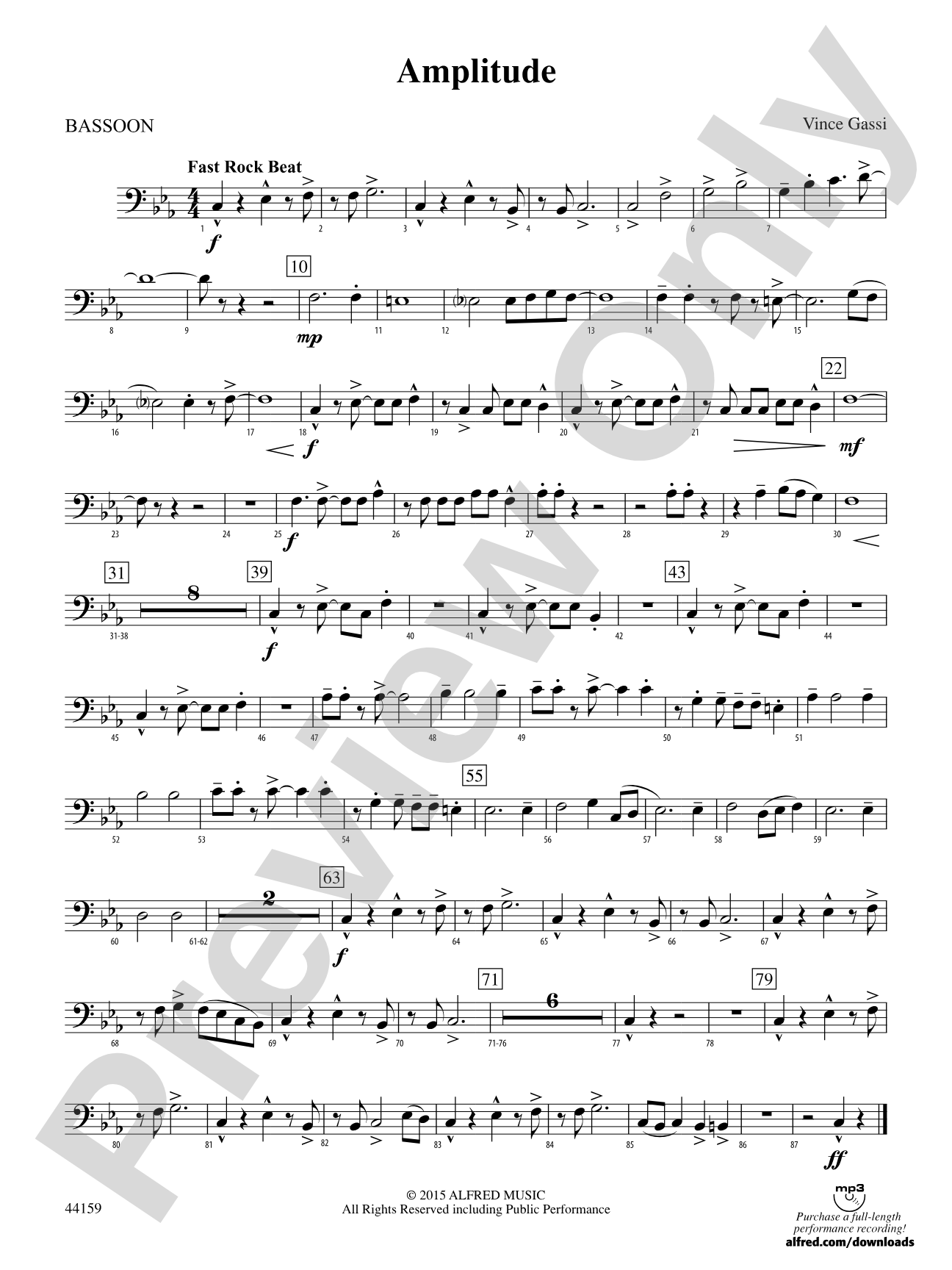 Amplitude: Bassoon