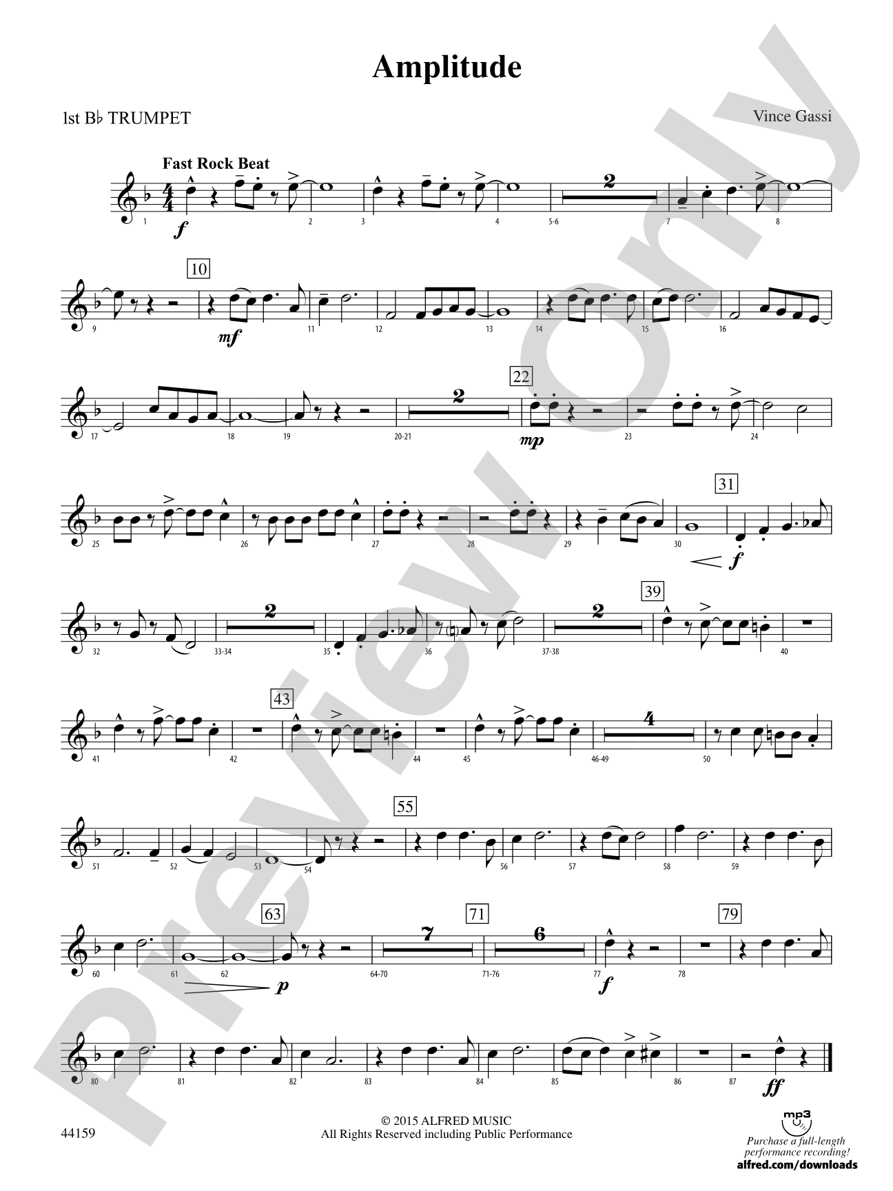 Amplitude: 1st B-flat Trumpet