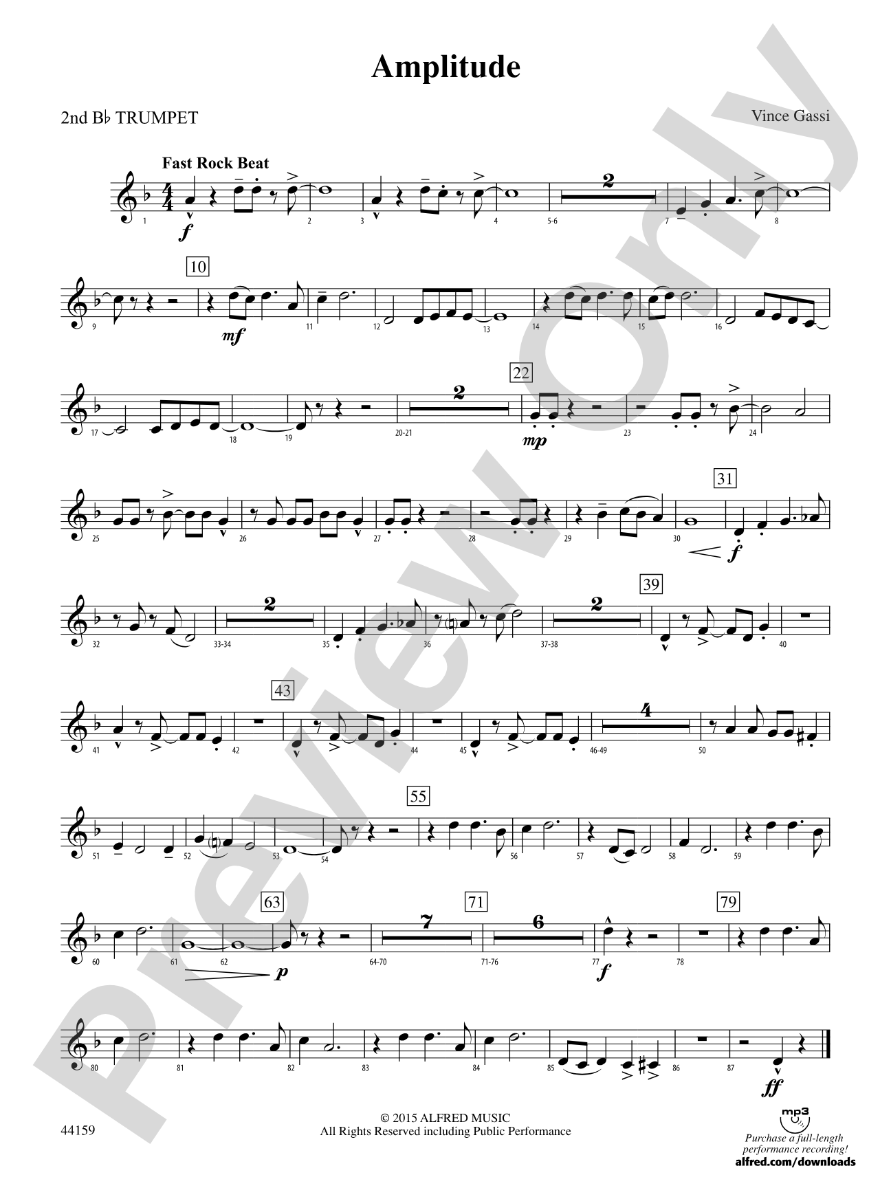Amplitude: 2nd B-flat Trumpet