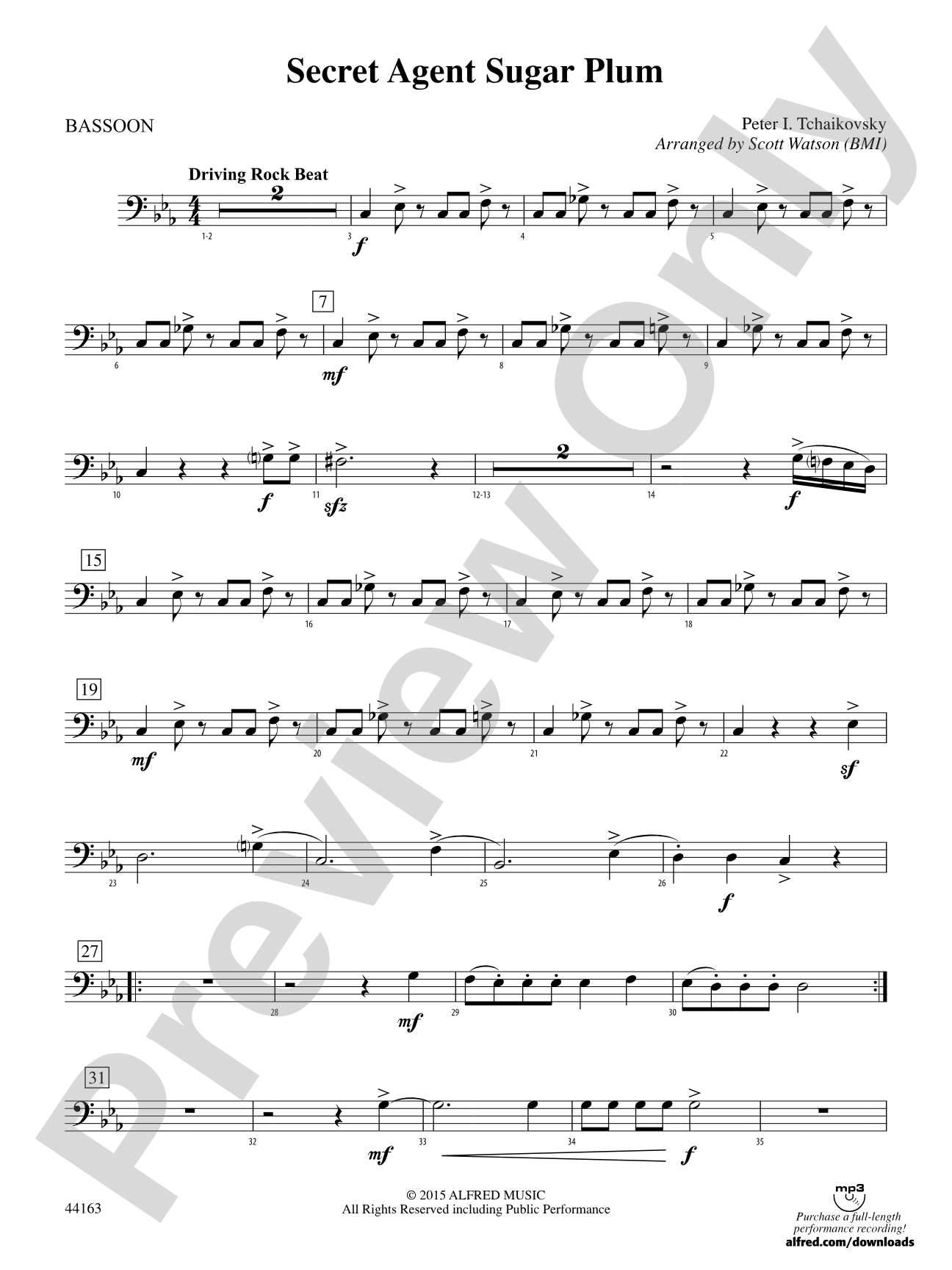 Secret Agent Sugar Plum: Bassoon