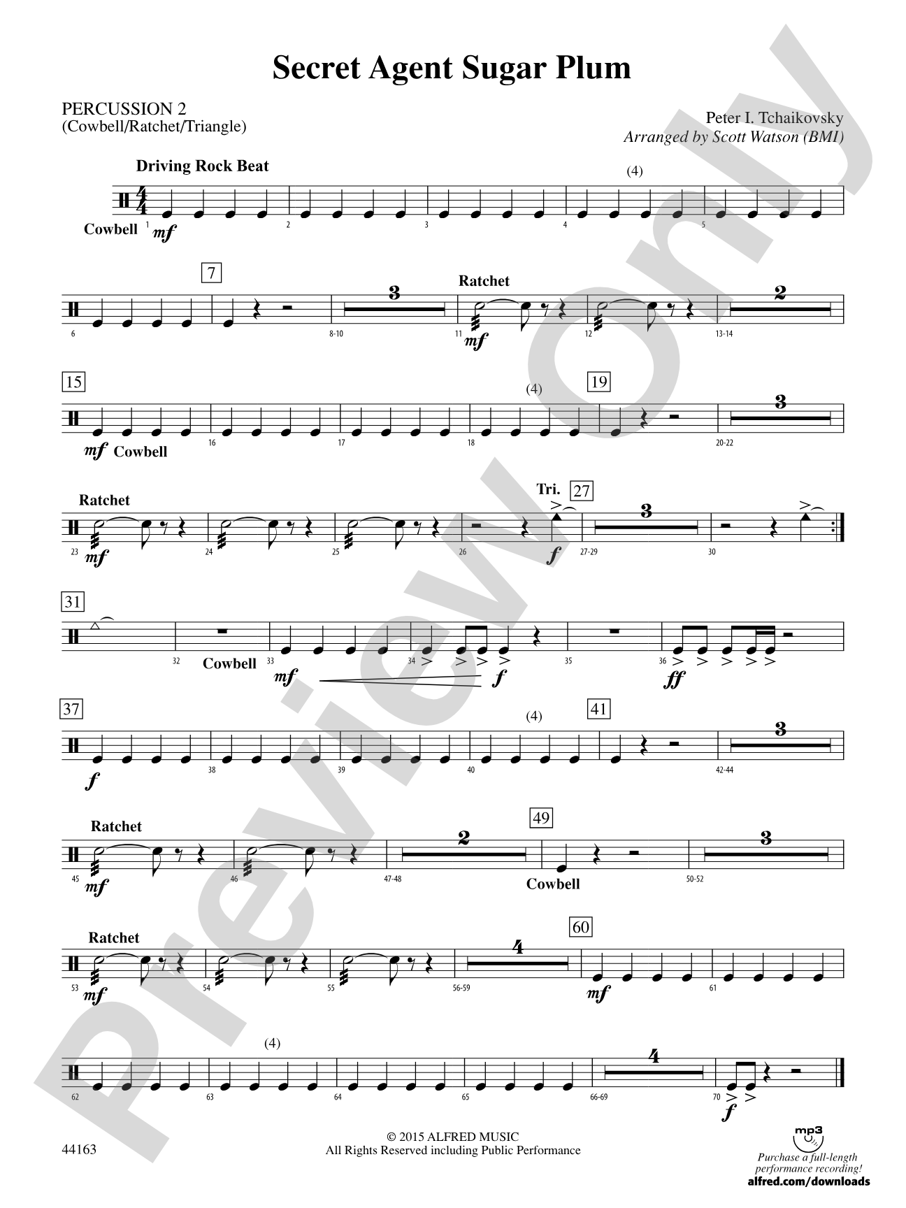 Secret Agent Sugar Plum: 2nd Percussion