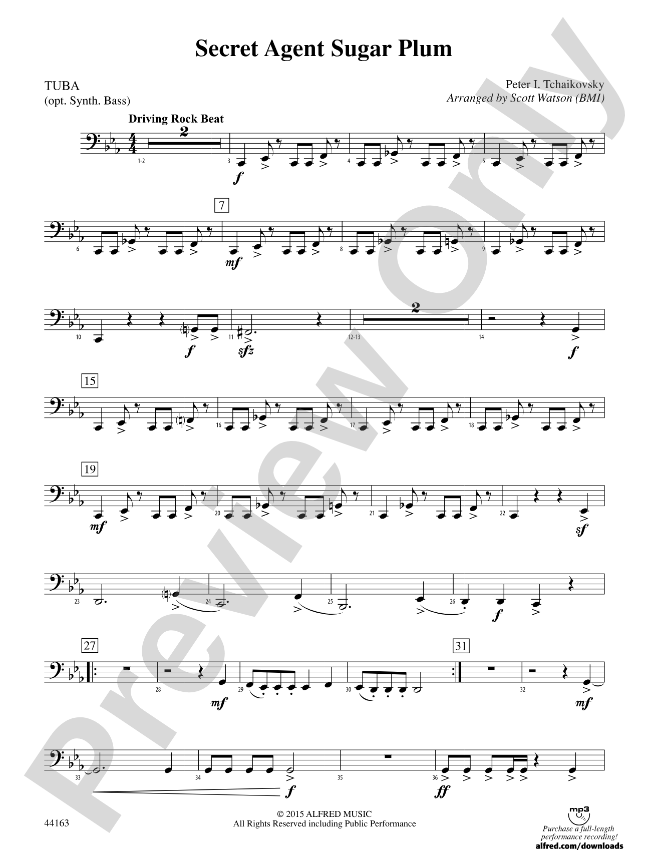 Secret Agent Sugar Plum: Tuba