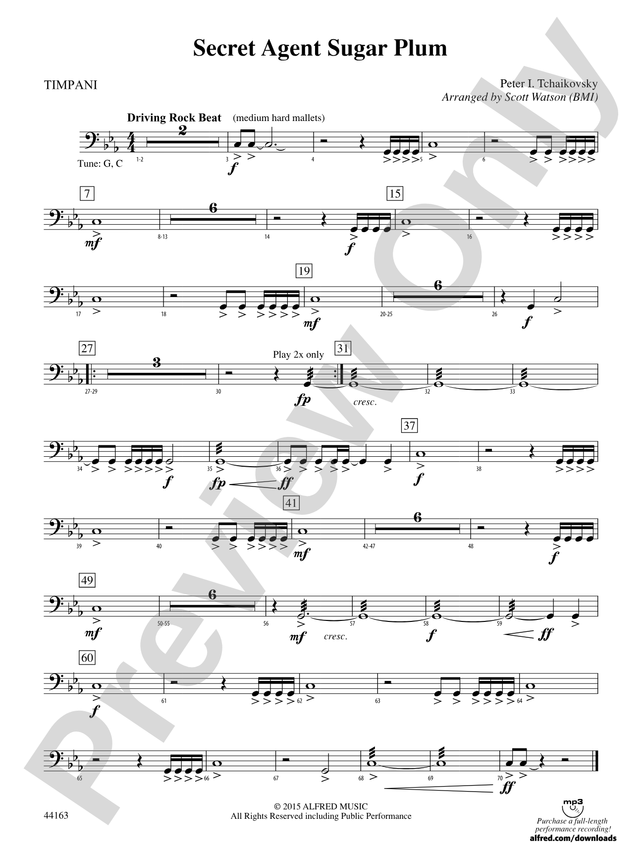 Secret Agent Sugar Plum: Timpani
