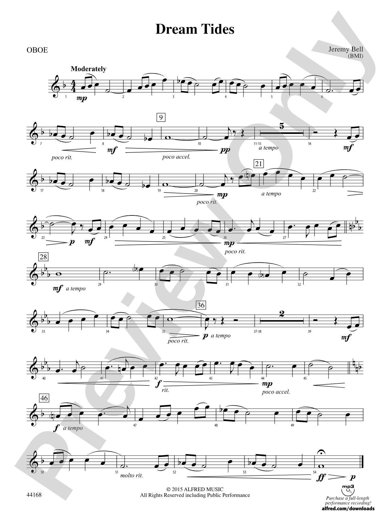 Dream Tides: Oboe