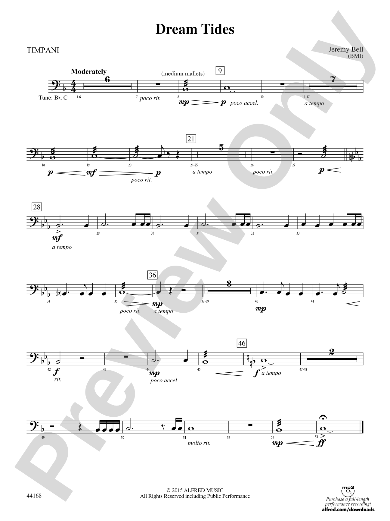 Dream Tides: Timpani