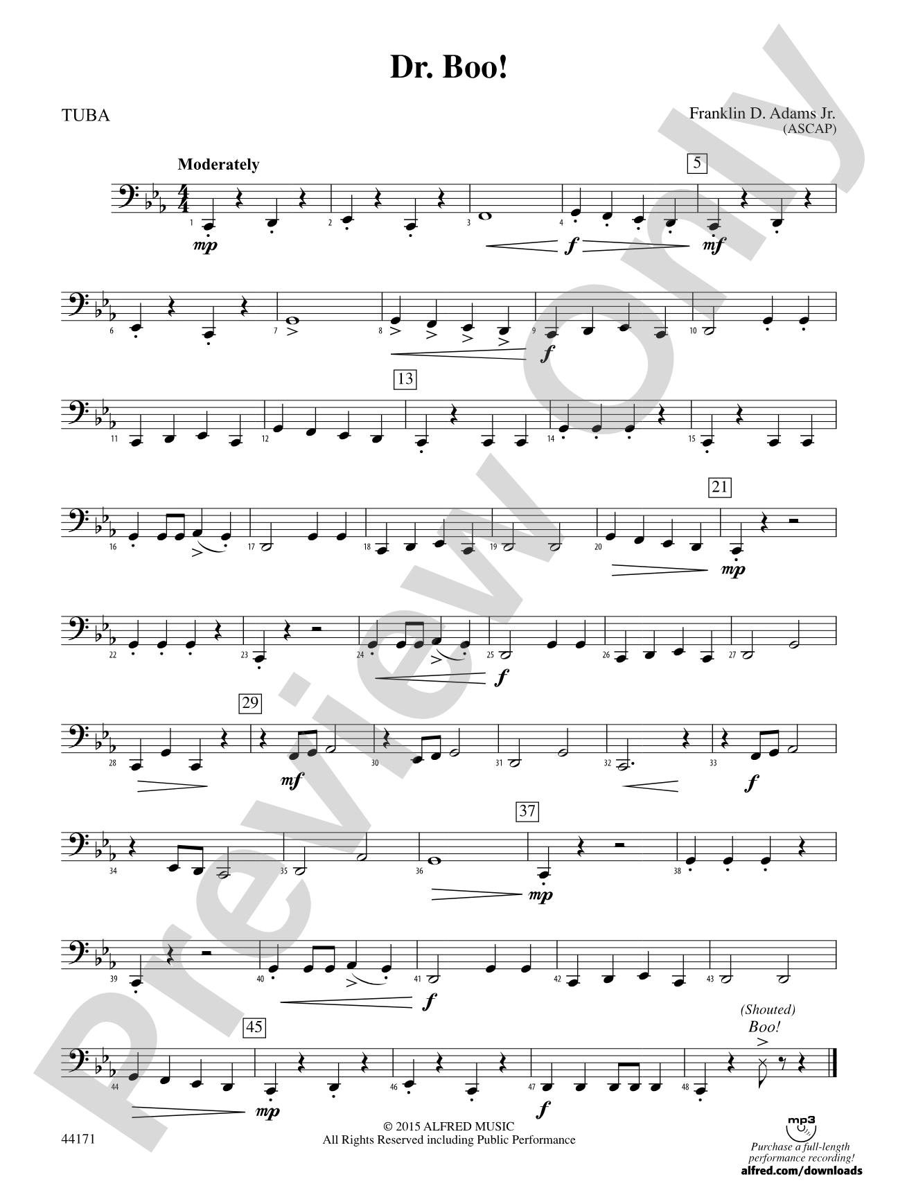 Doctor Boo!: Tuba