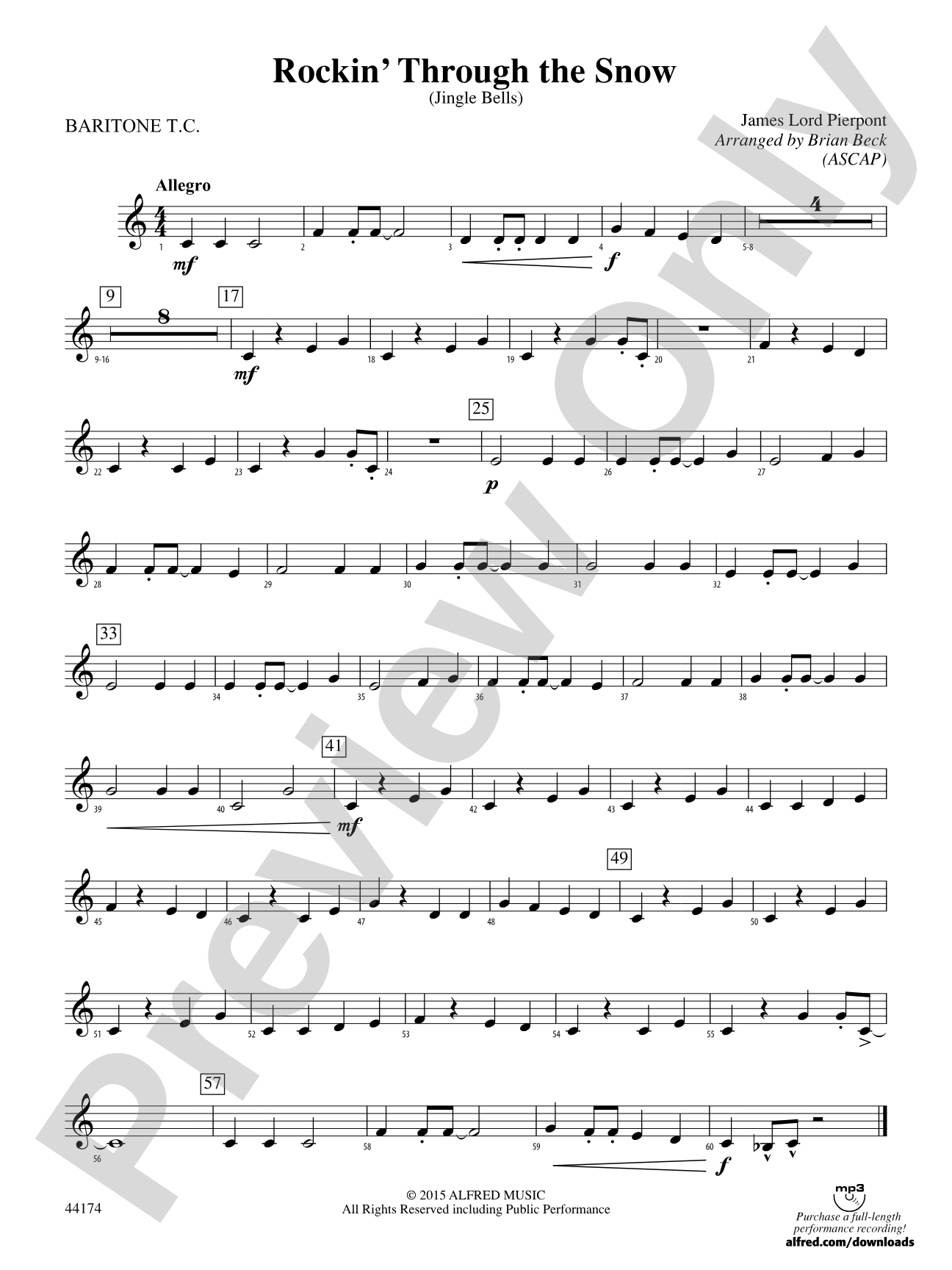 Rockin' Through the Snow: Baritone T.C.