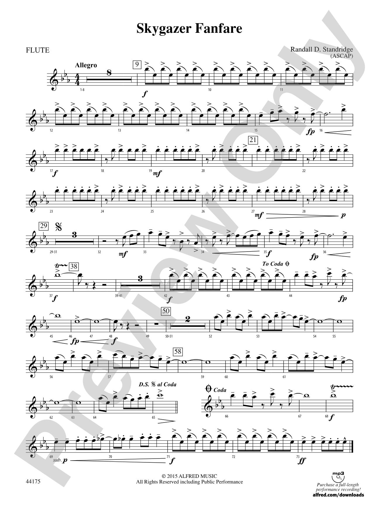 Skygazer Fanfare: Flute
