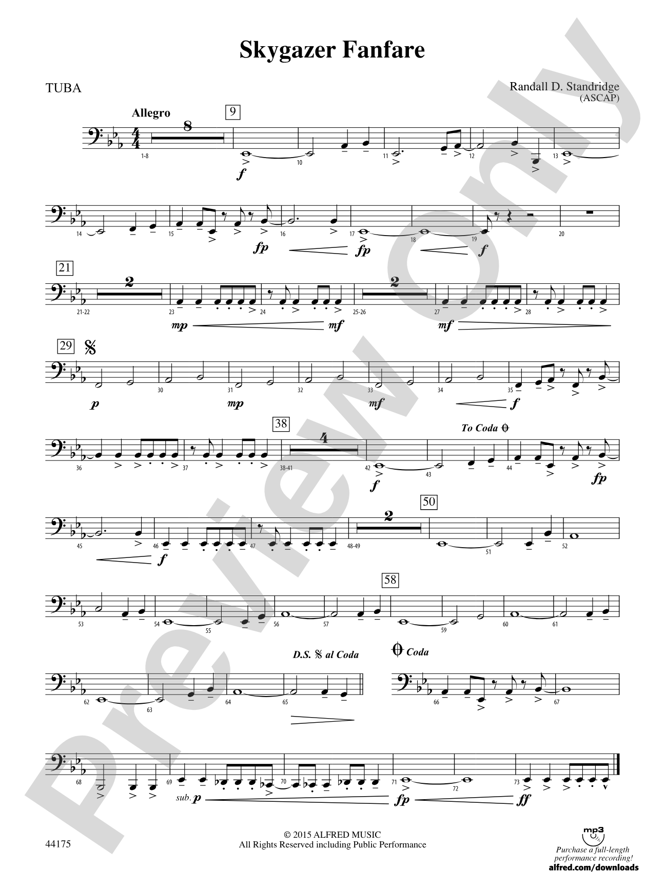 Skygazer Fanfare: Tuba