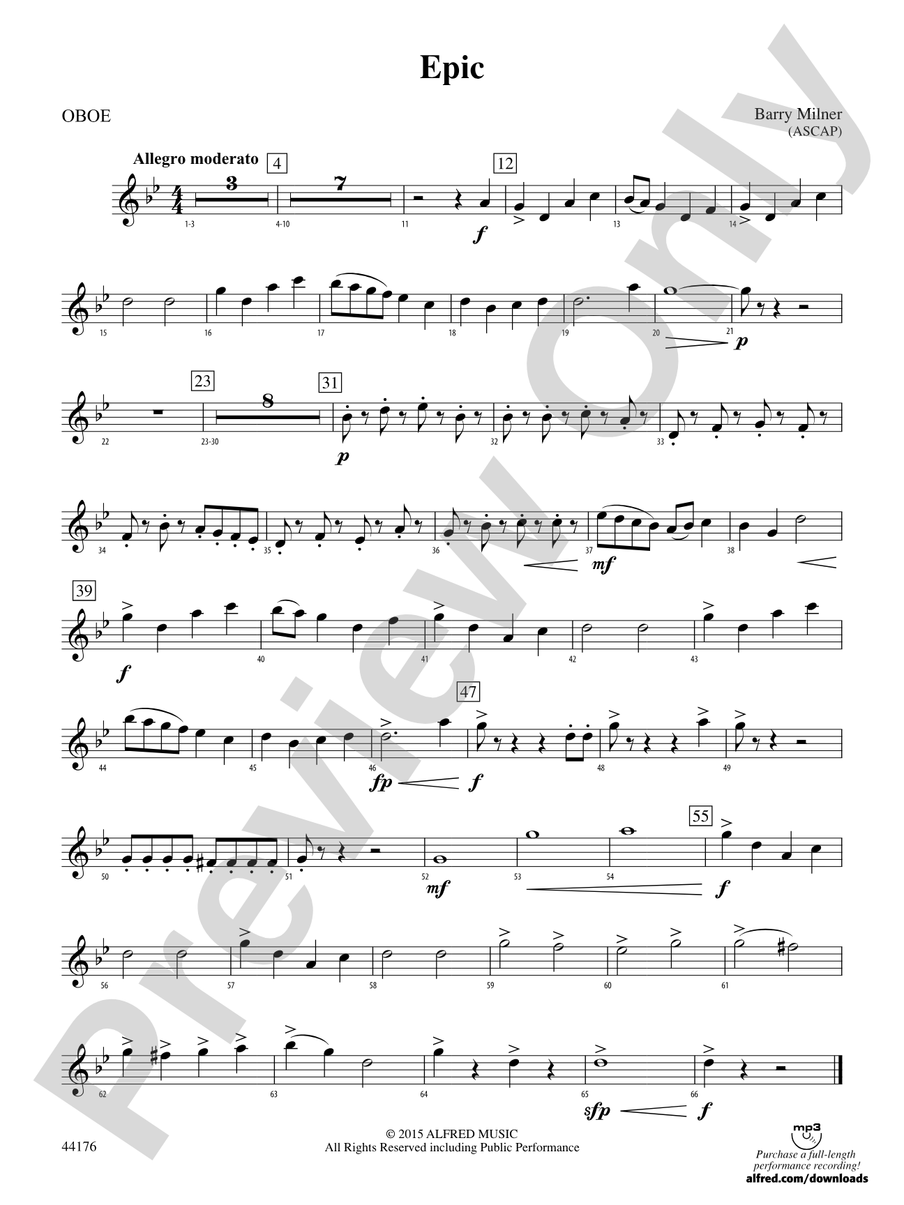 Epic: Oboe