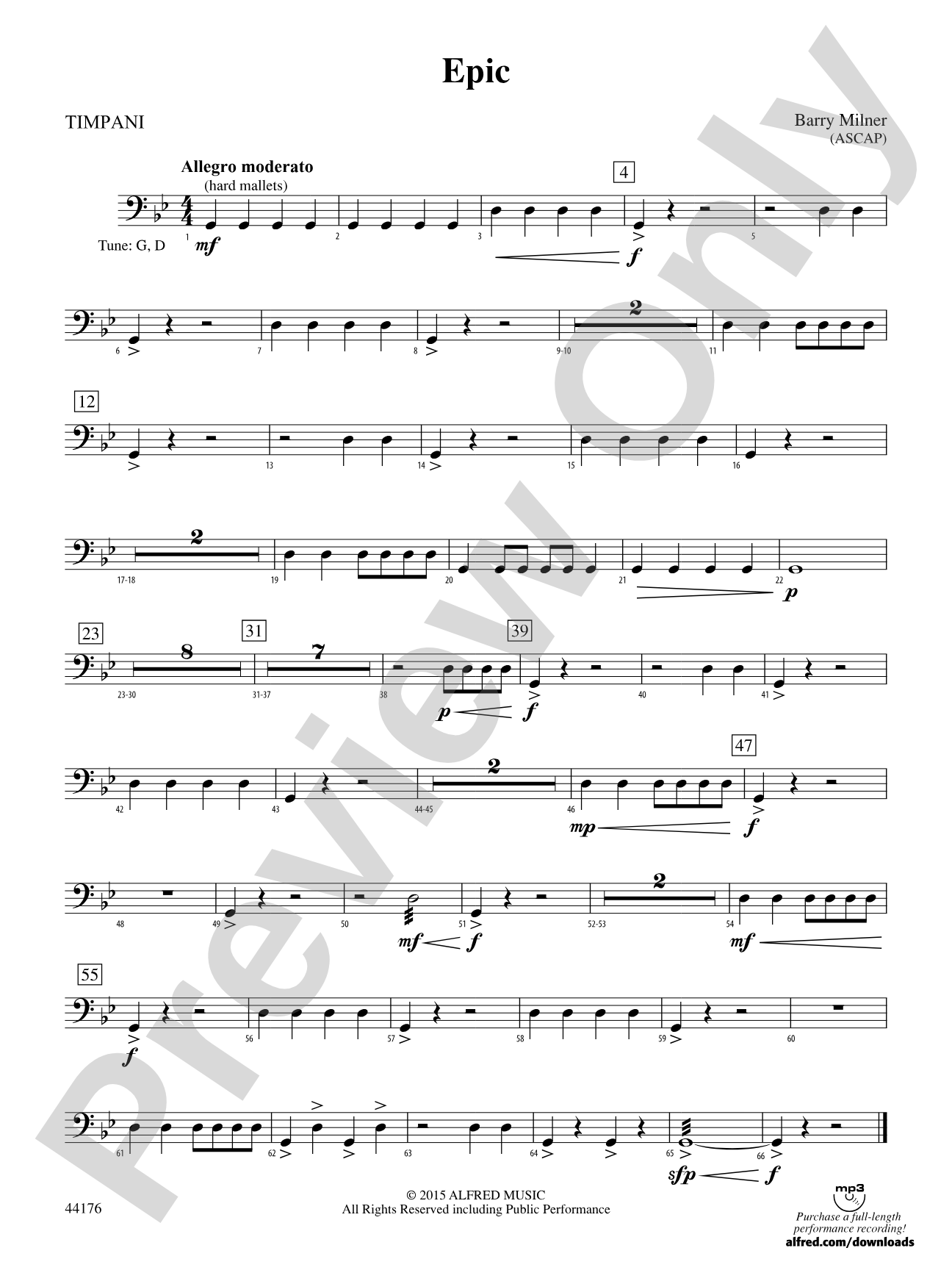 Epic: Timpani