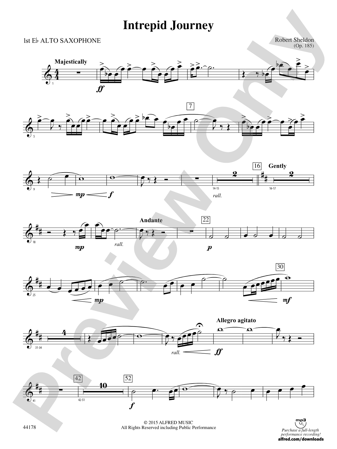 Intrepid Journey: E-flat Alto Saxophone