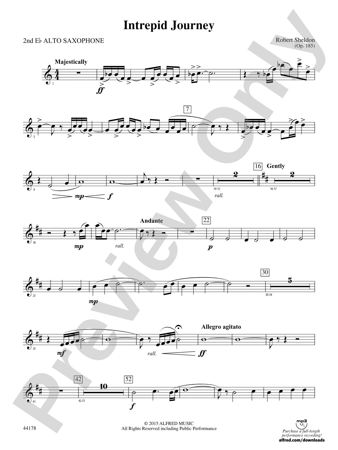 Intrepid Journey: 2nd E-flat Alto Saxophone