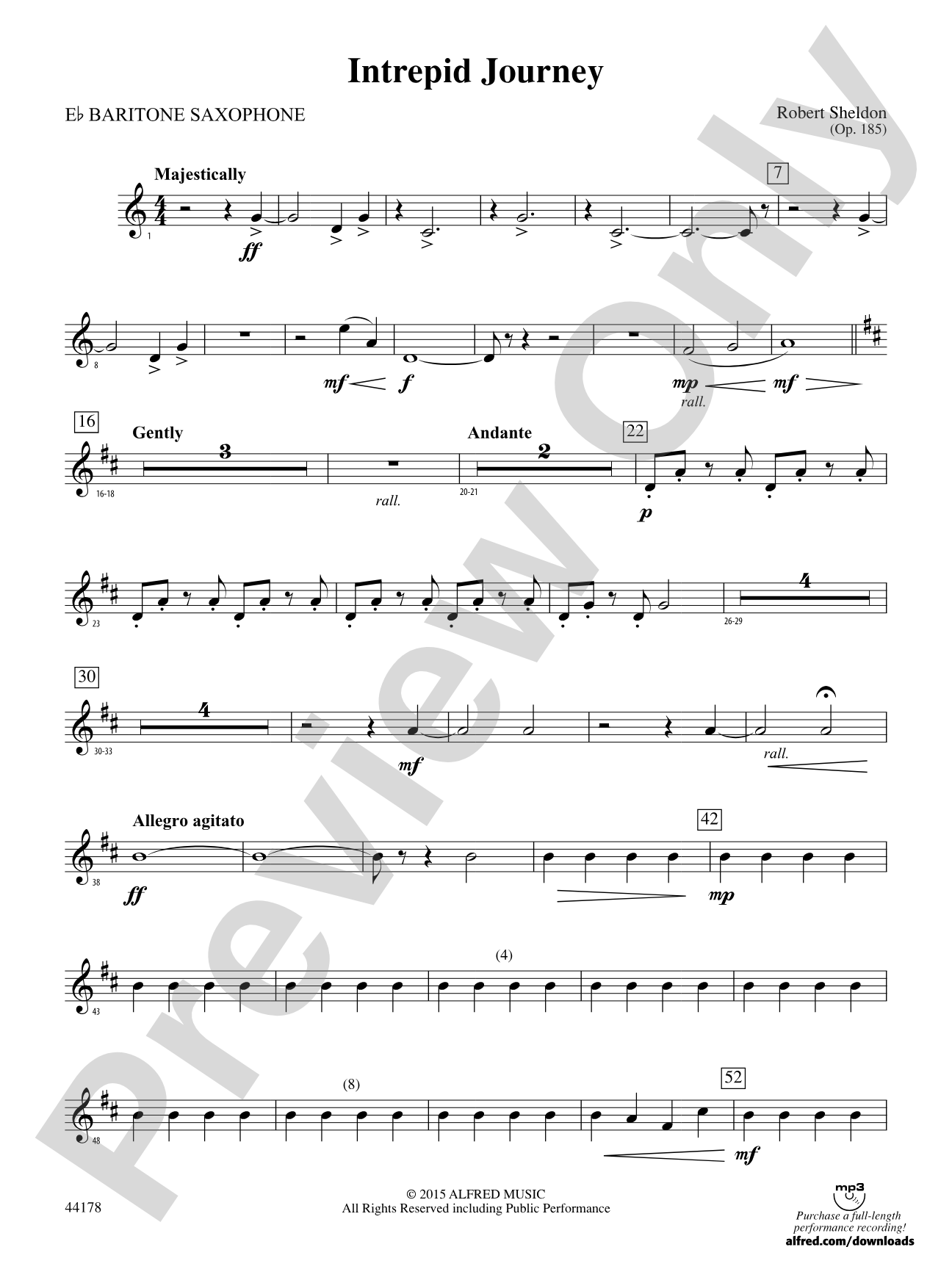 Intrepid Journey: E-flat Baritone Saxophone
