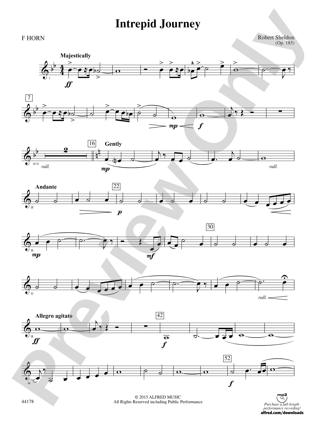 Intrepid Journey: 1st F Horn