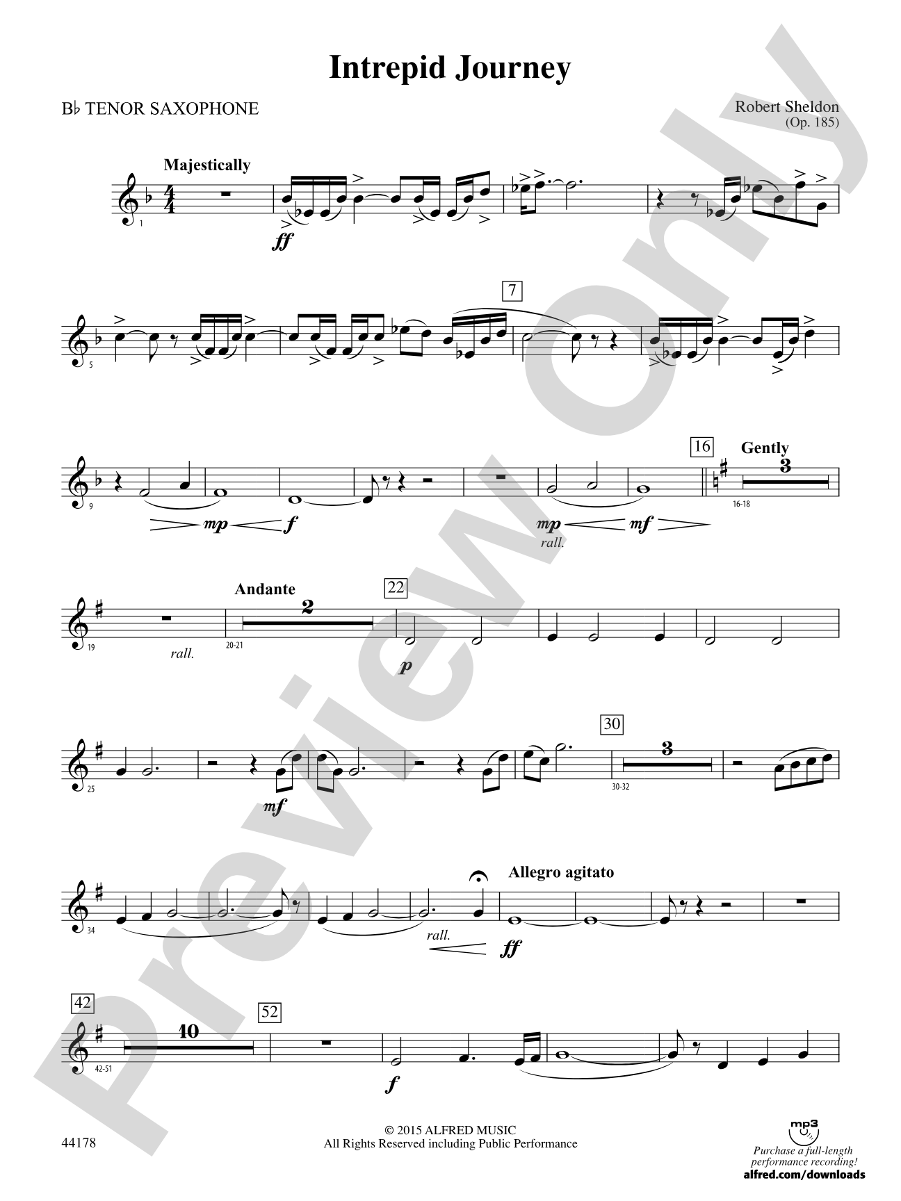 Intrepid Journey: B-flat Tenor Saxophone