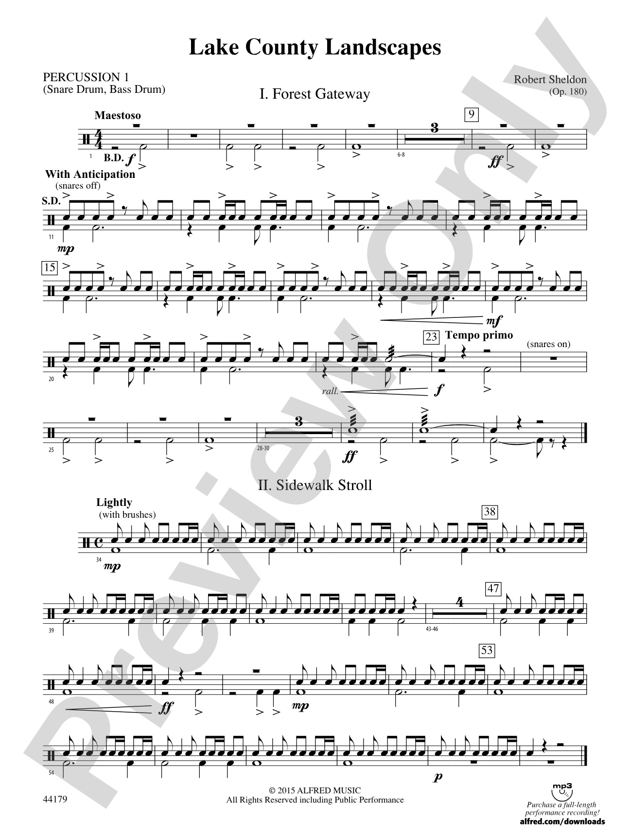 Lake County Landscapes: 1st Percussion