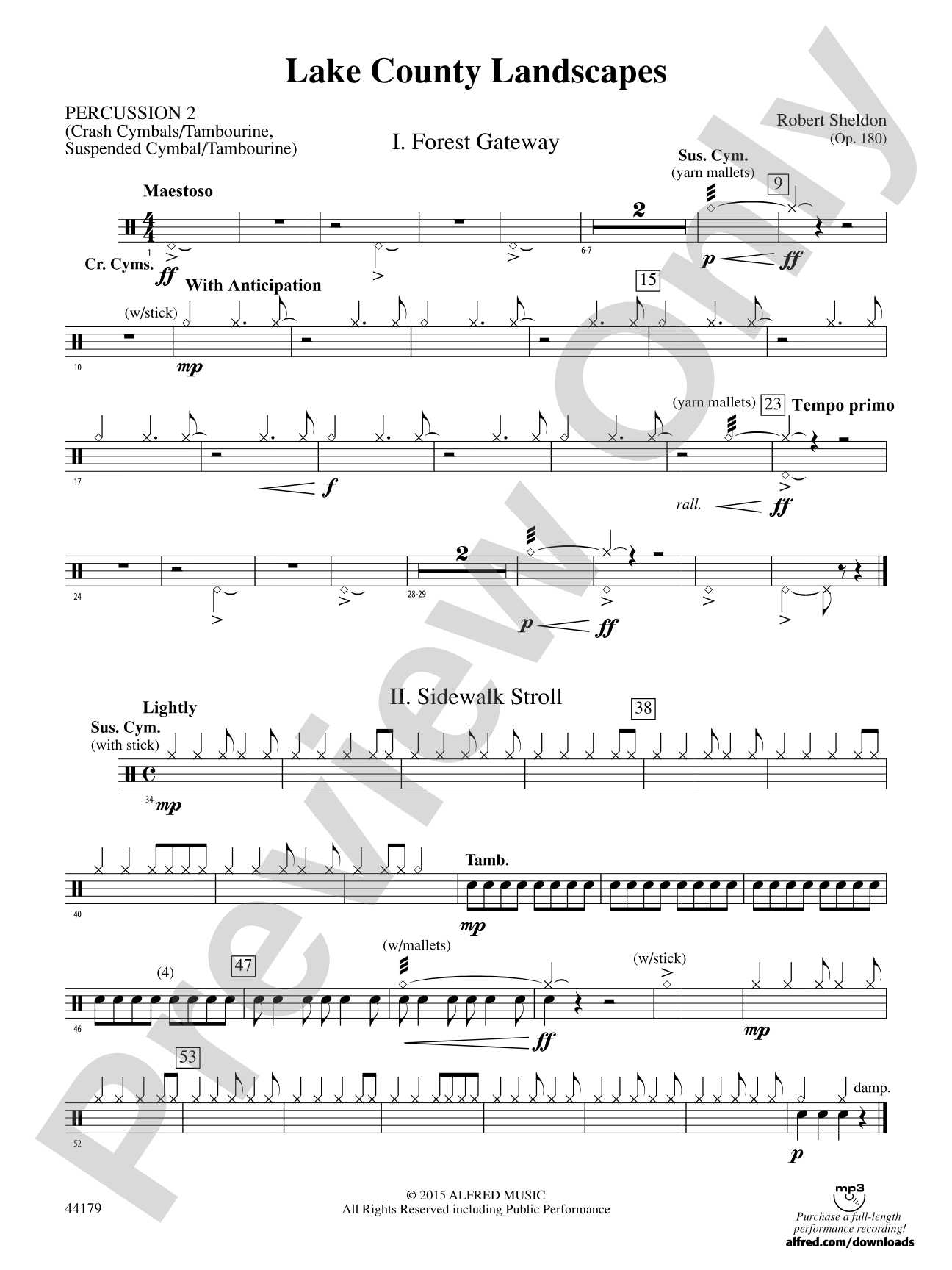 Lake County Landscapes: 2nd Percussion