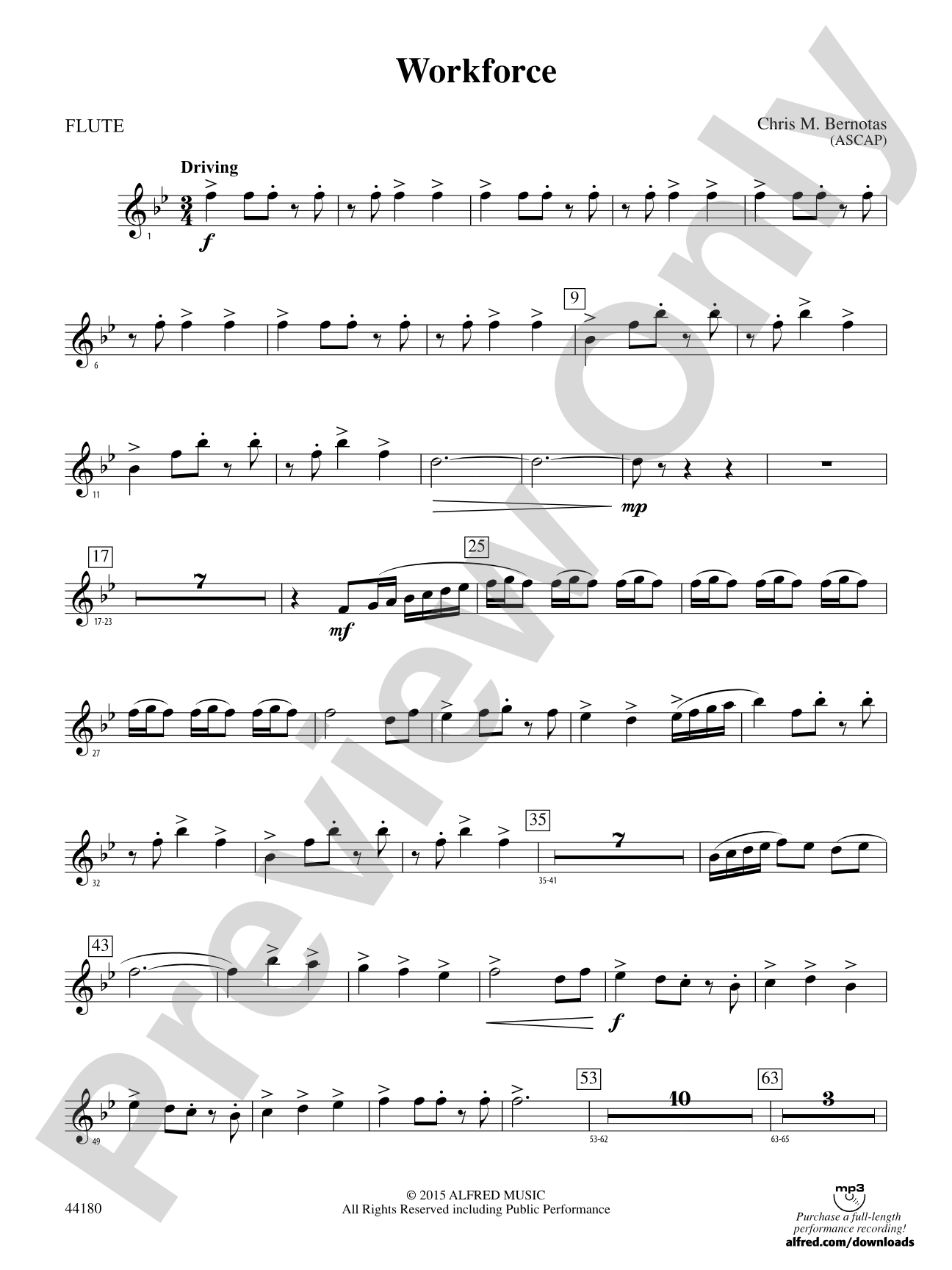Workforce: Flute