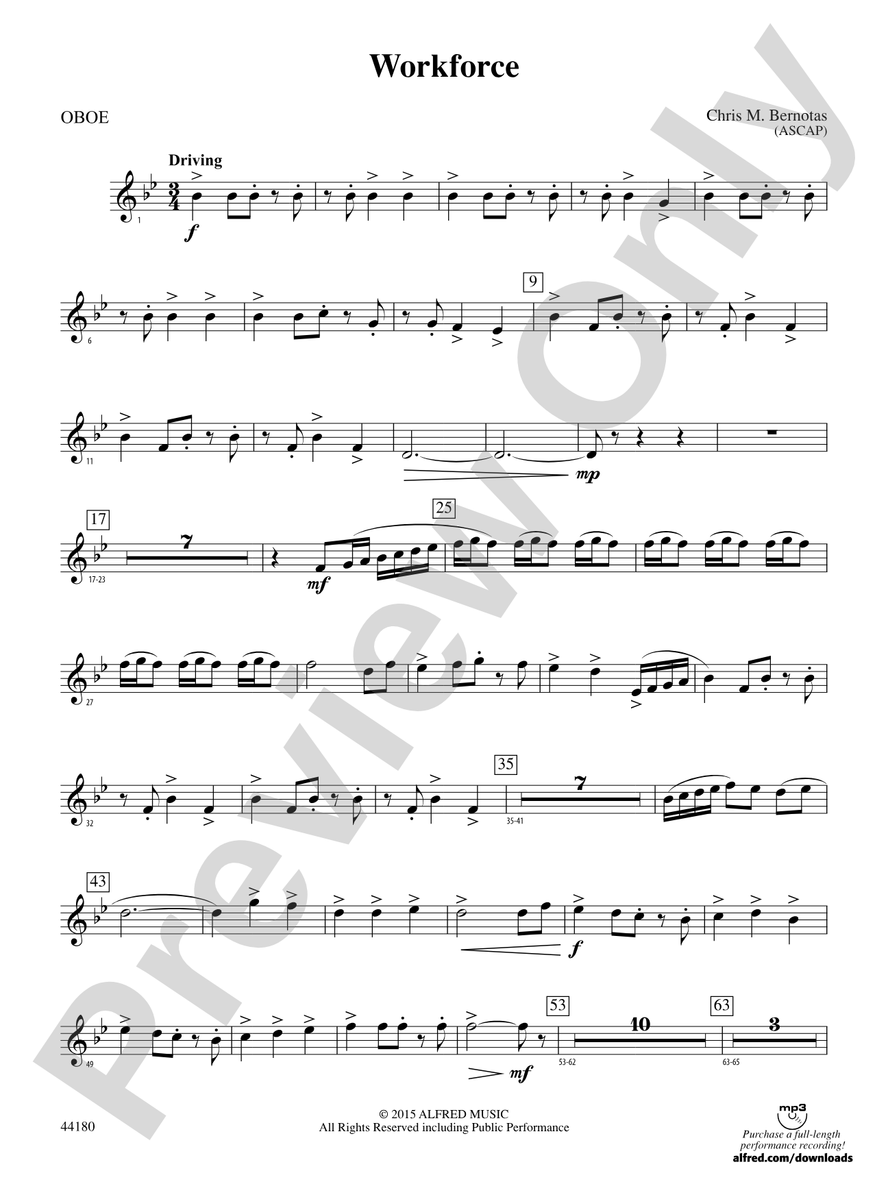 Workforce: Oboe