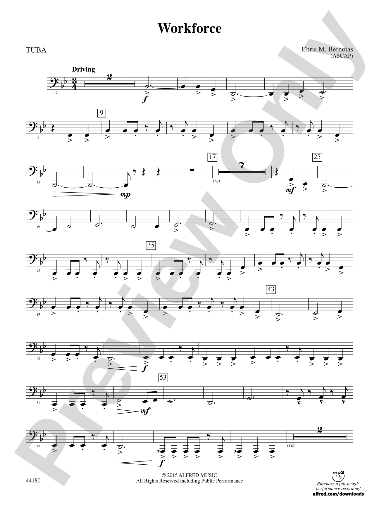 Workforce: Tuba