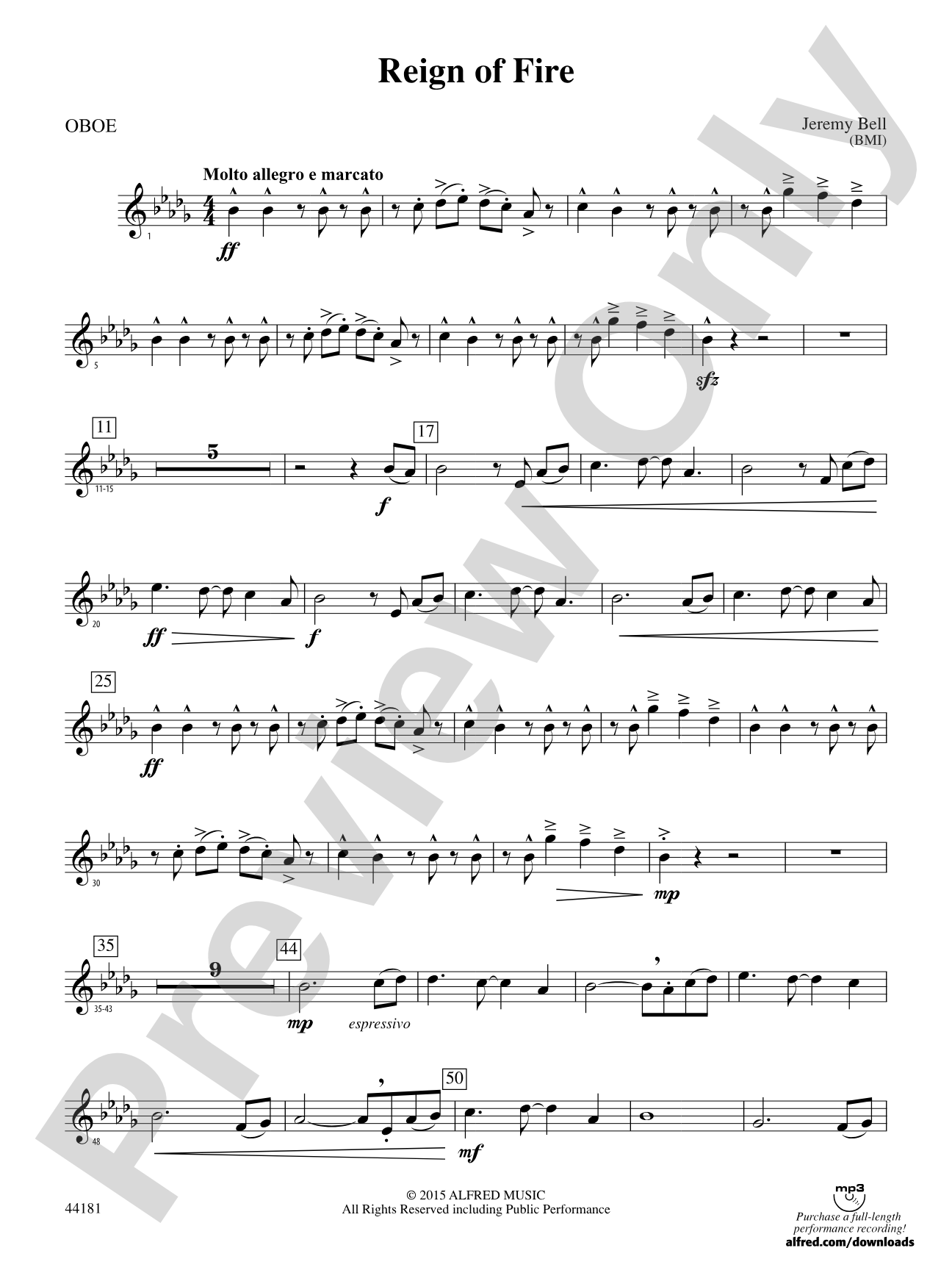 Reign of Fire: Oboe