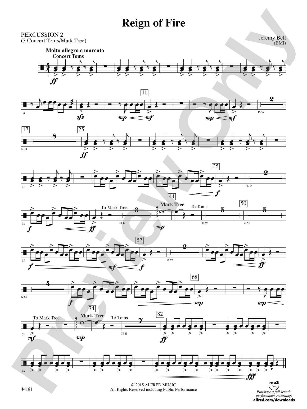 Reign of Fire: 2nd Percussion