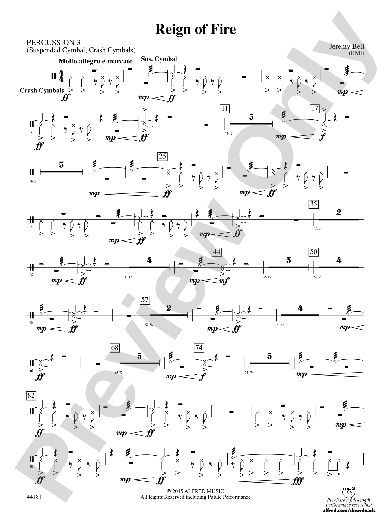 Reign of Fire: 3rd Percussion